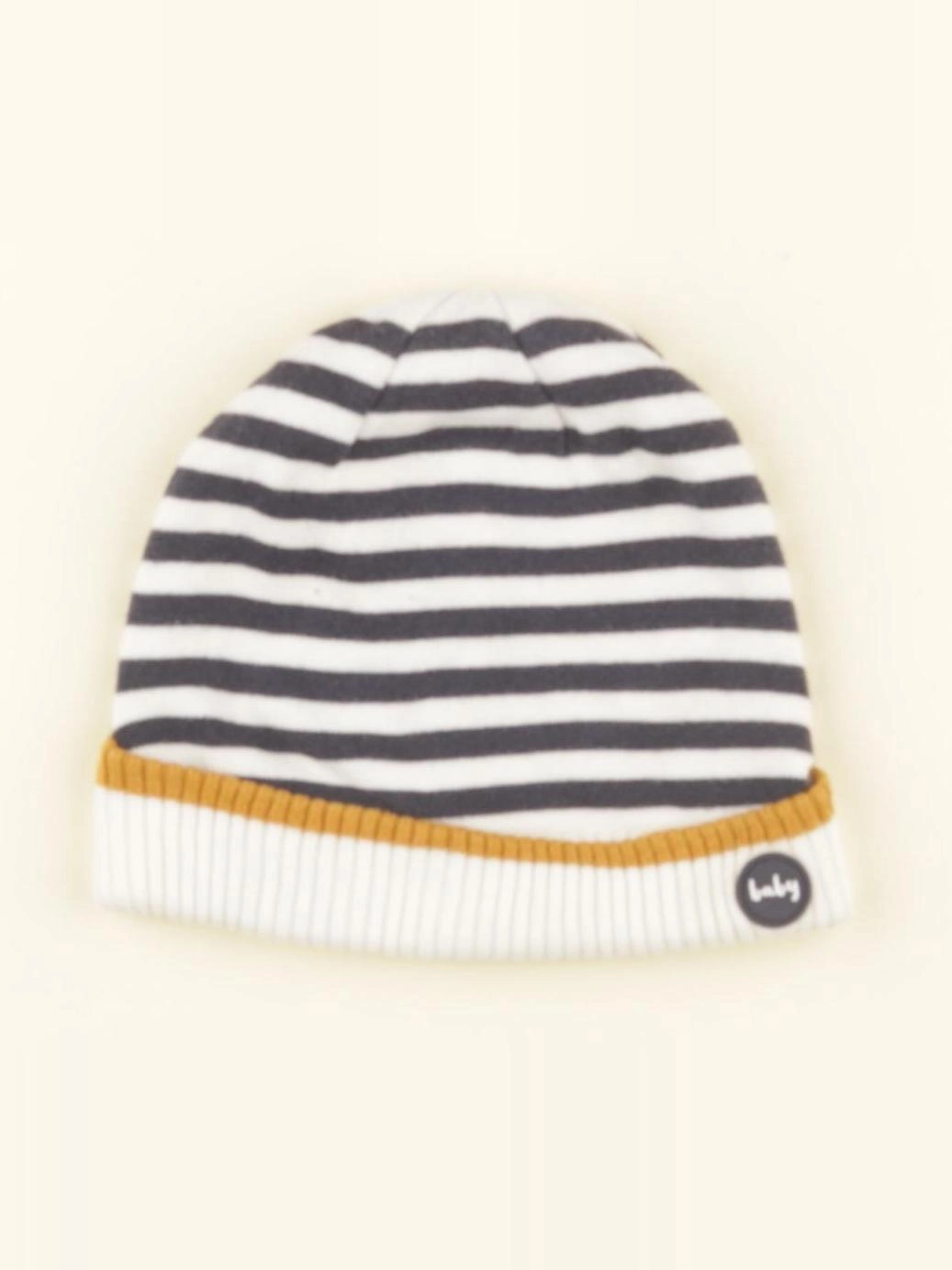 Vertbaudet - bonnet blanc, bleu - 24/36 mois