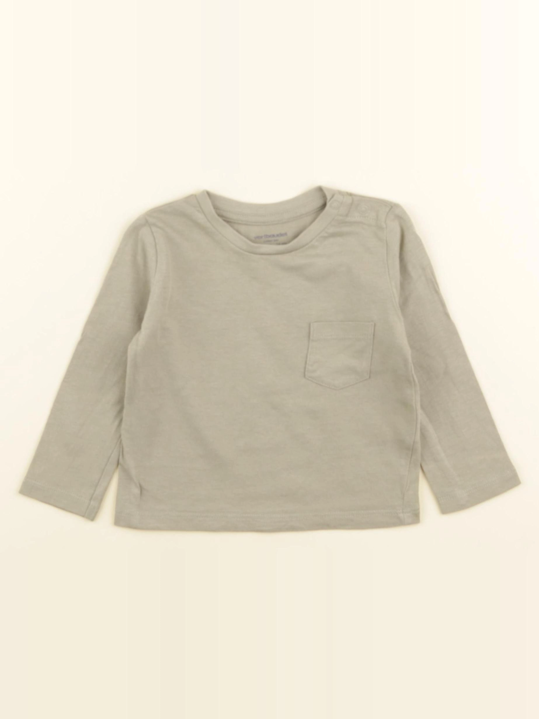 Vertbaudet - tee-shirt vert - 12 mois