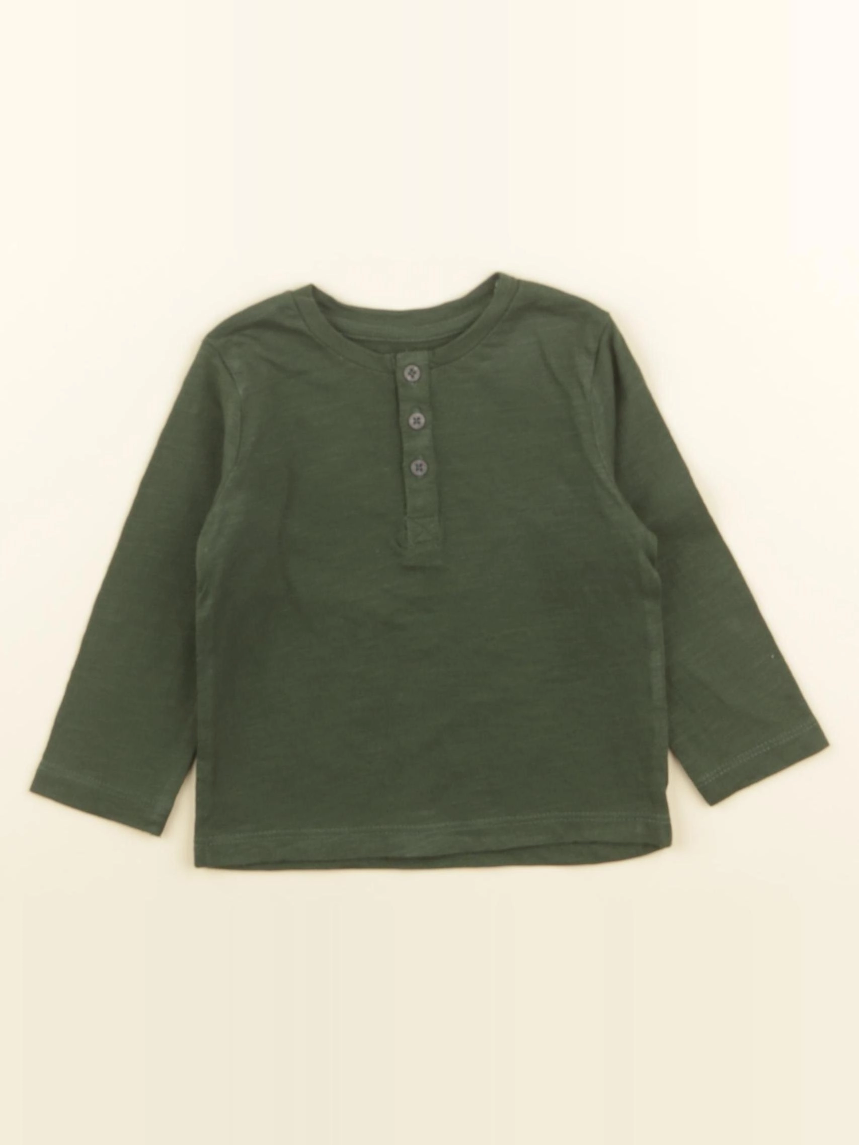 Vertbaudet - tee-shirt vert - 12 mois