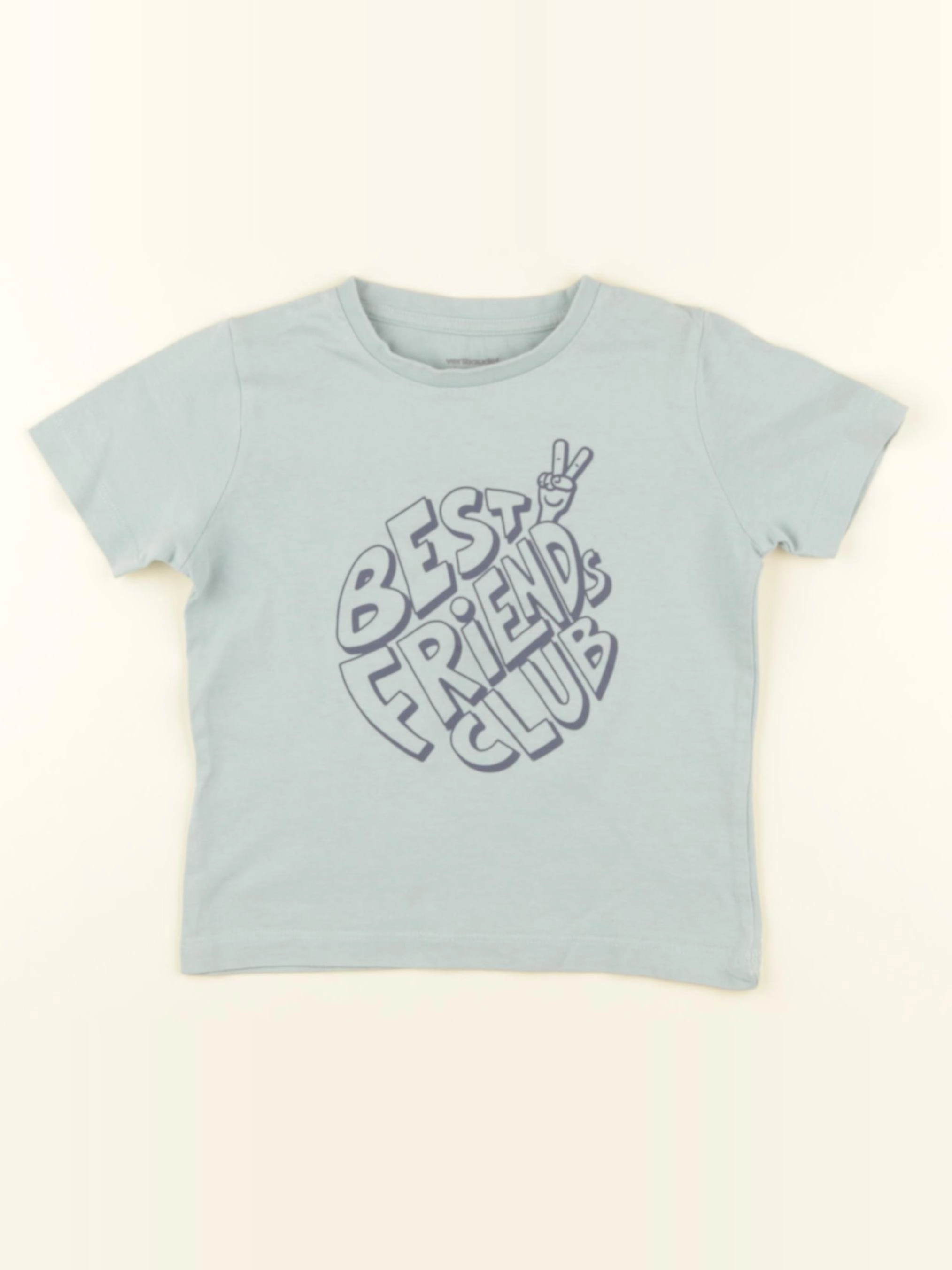 Vertbaudet - tee-shirt vert - 4 ans