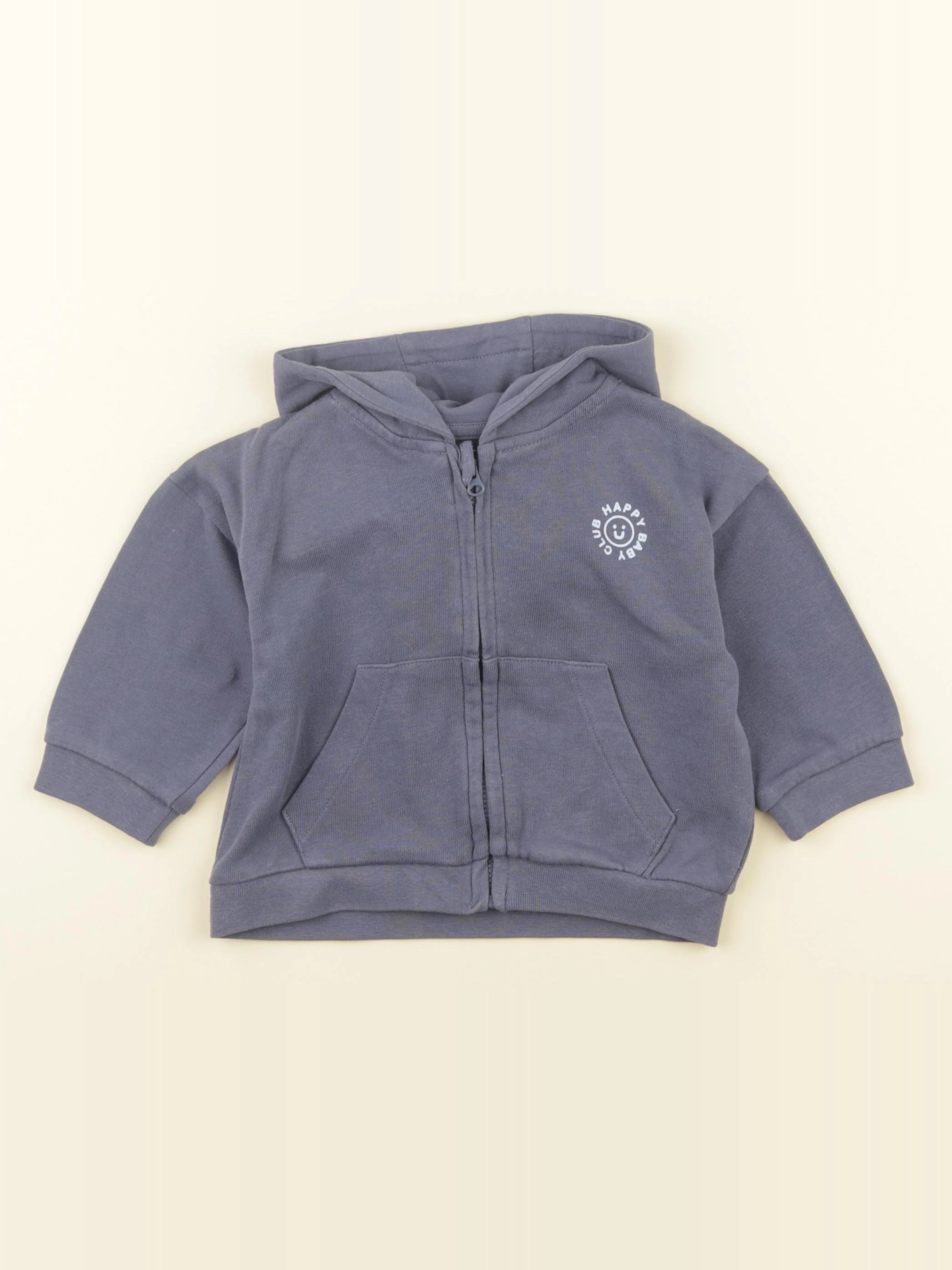 Vertbaudet - sweat gris - 12 mois