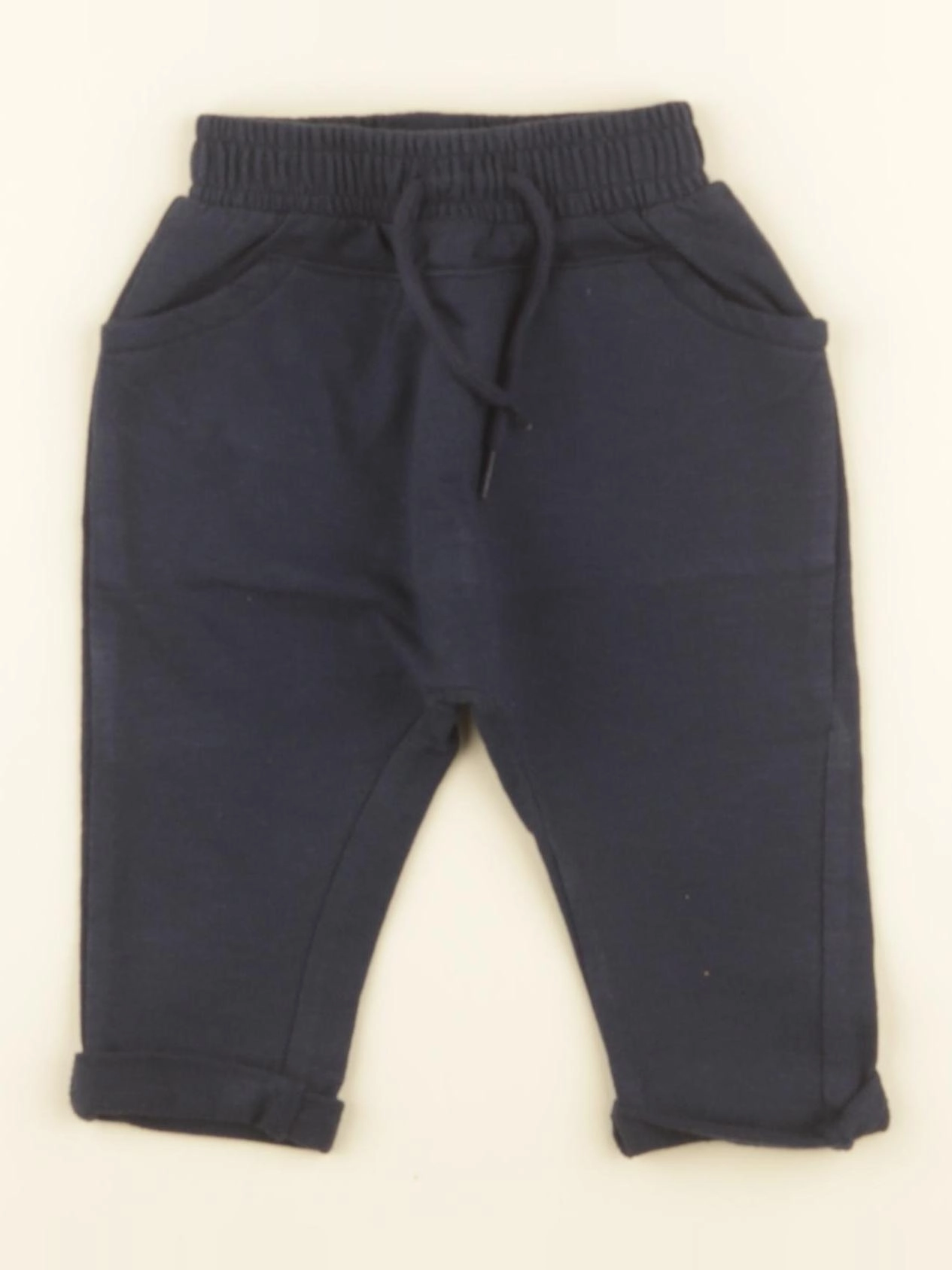 Vertbaudet - sarouel bleu - 6 mois