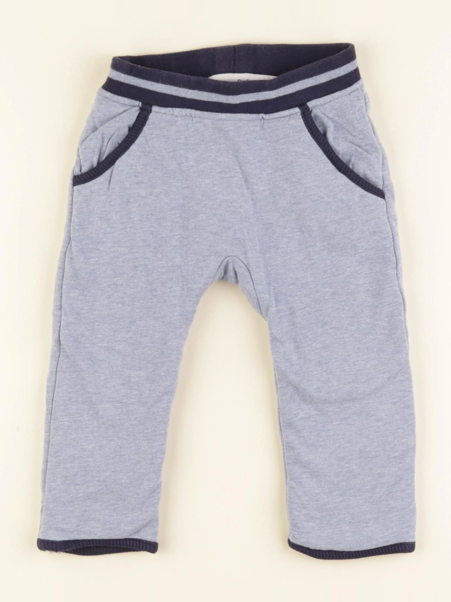 Timberland - pantalon doublé, réversible bleu - 18 mois