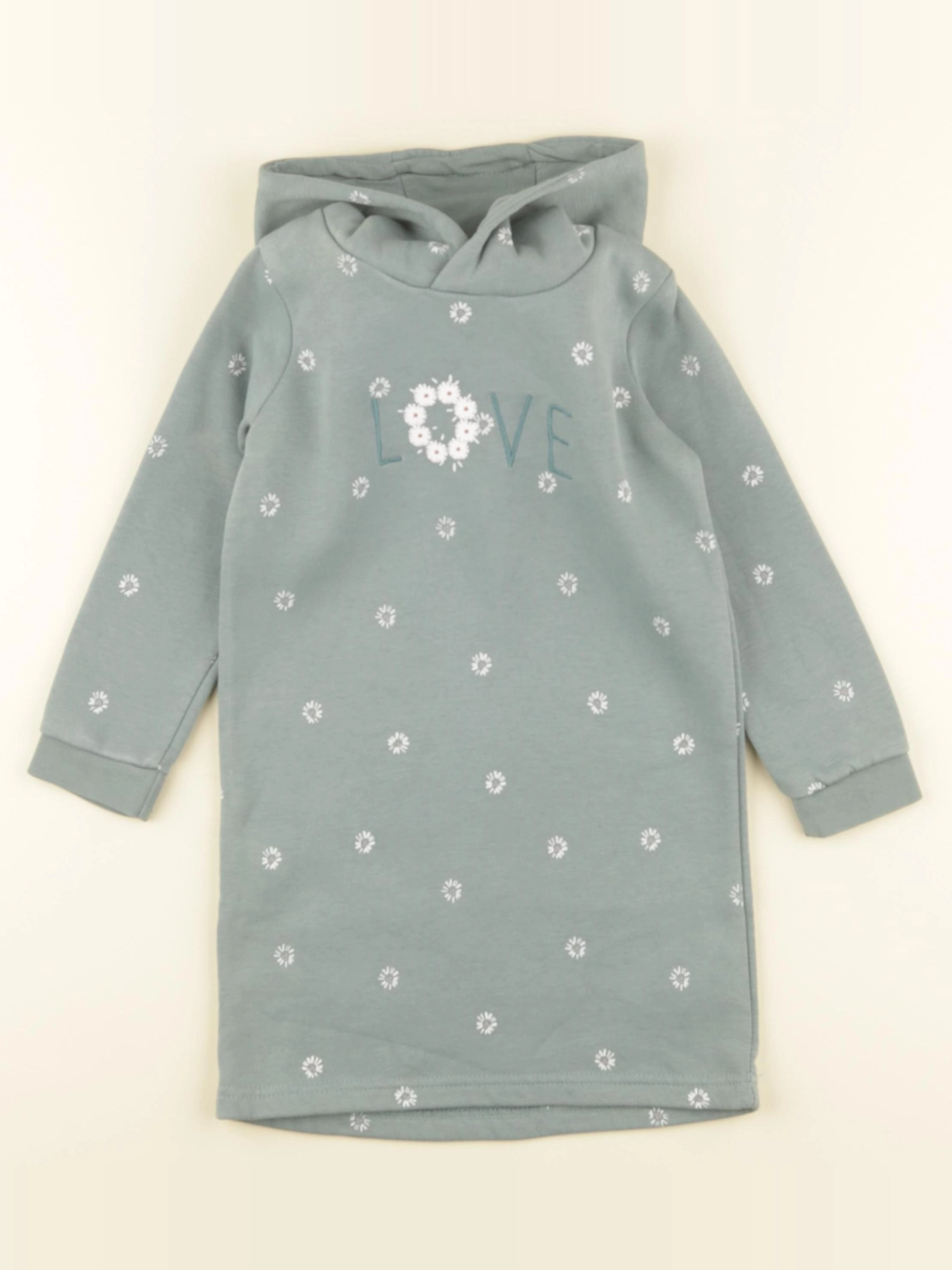 Vertbaudet - robe vert - 4 ans