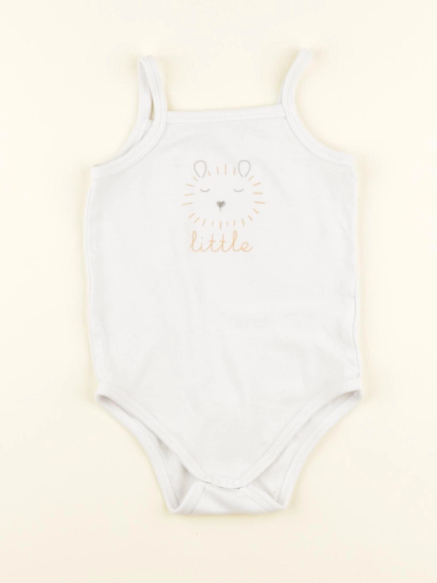 Vertbaudet - body blanc - 24 mois