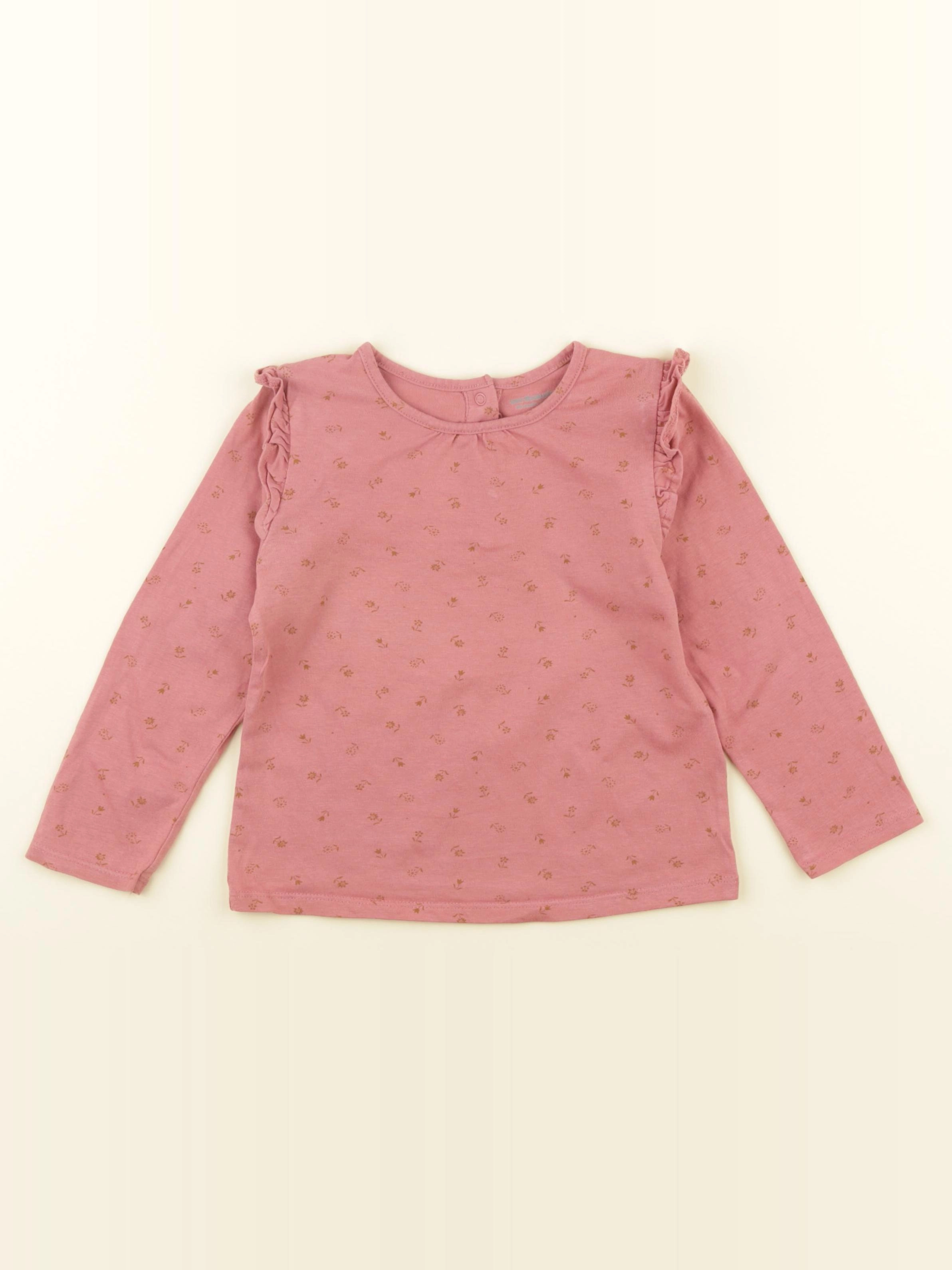Vertbaudet - tee-shirt rose - 36 mois
