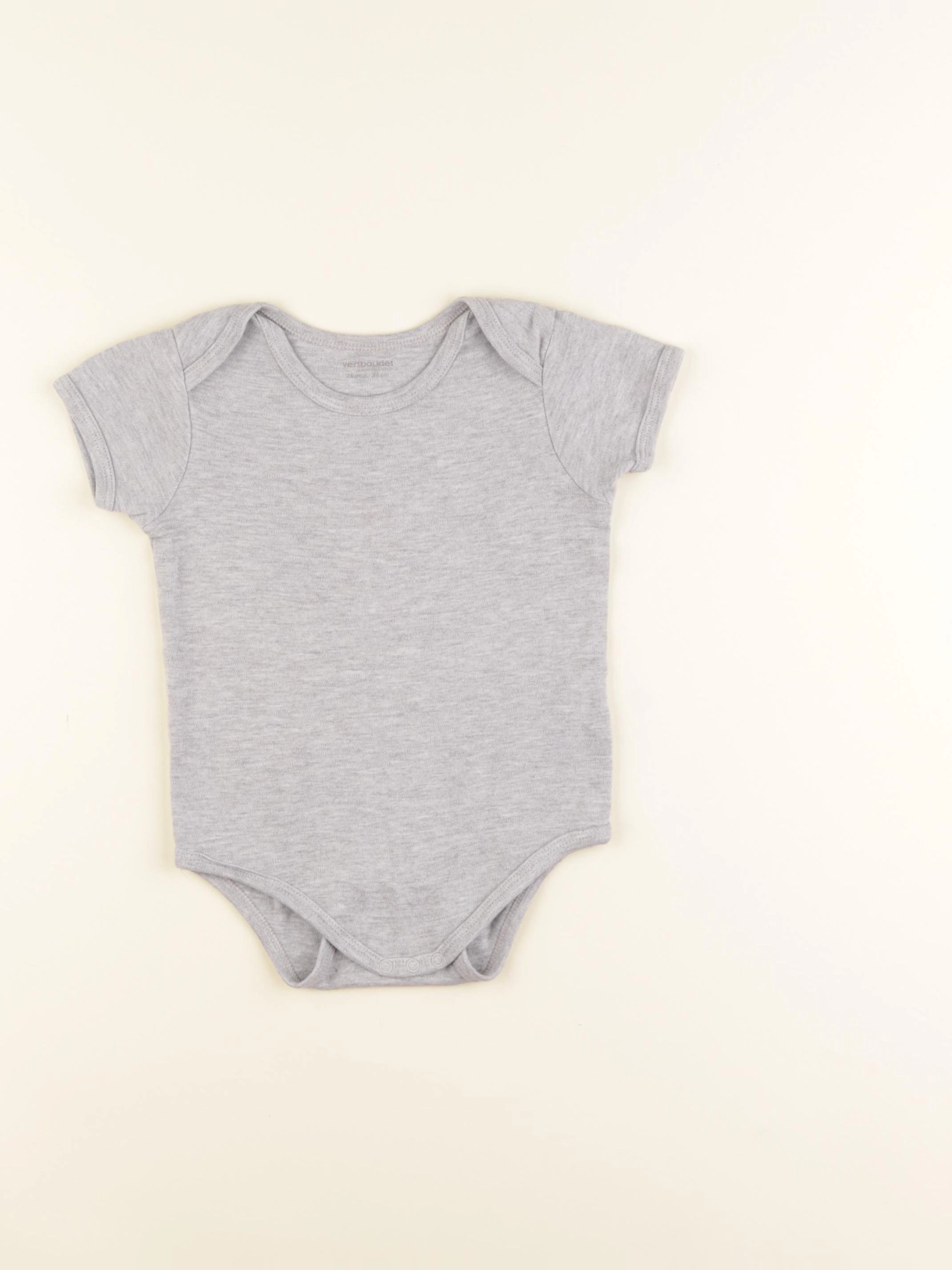 Vertbaudet - body gris - 24 mois