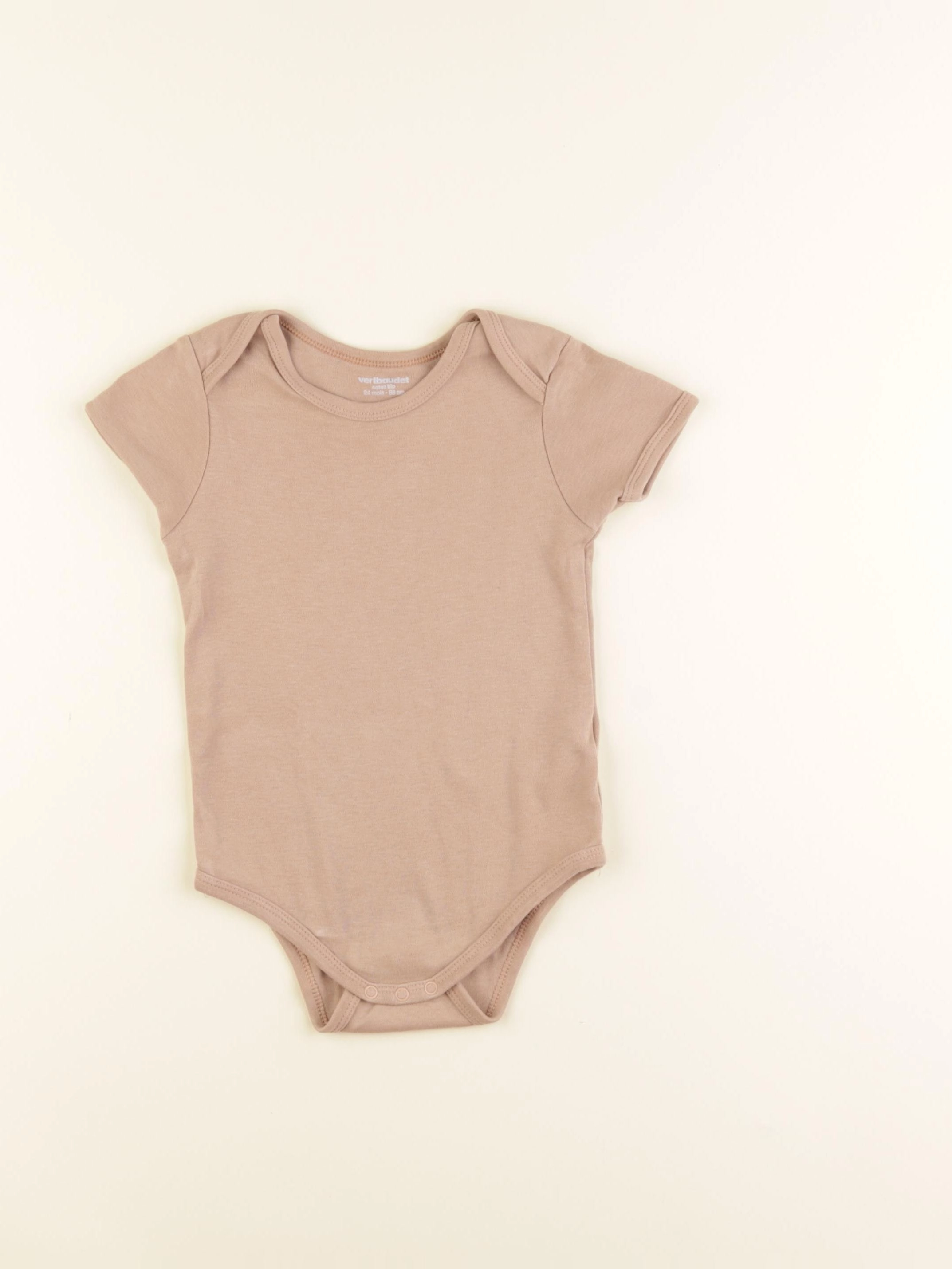 Vertbaudet - body marron - 24 mois