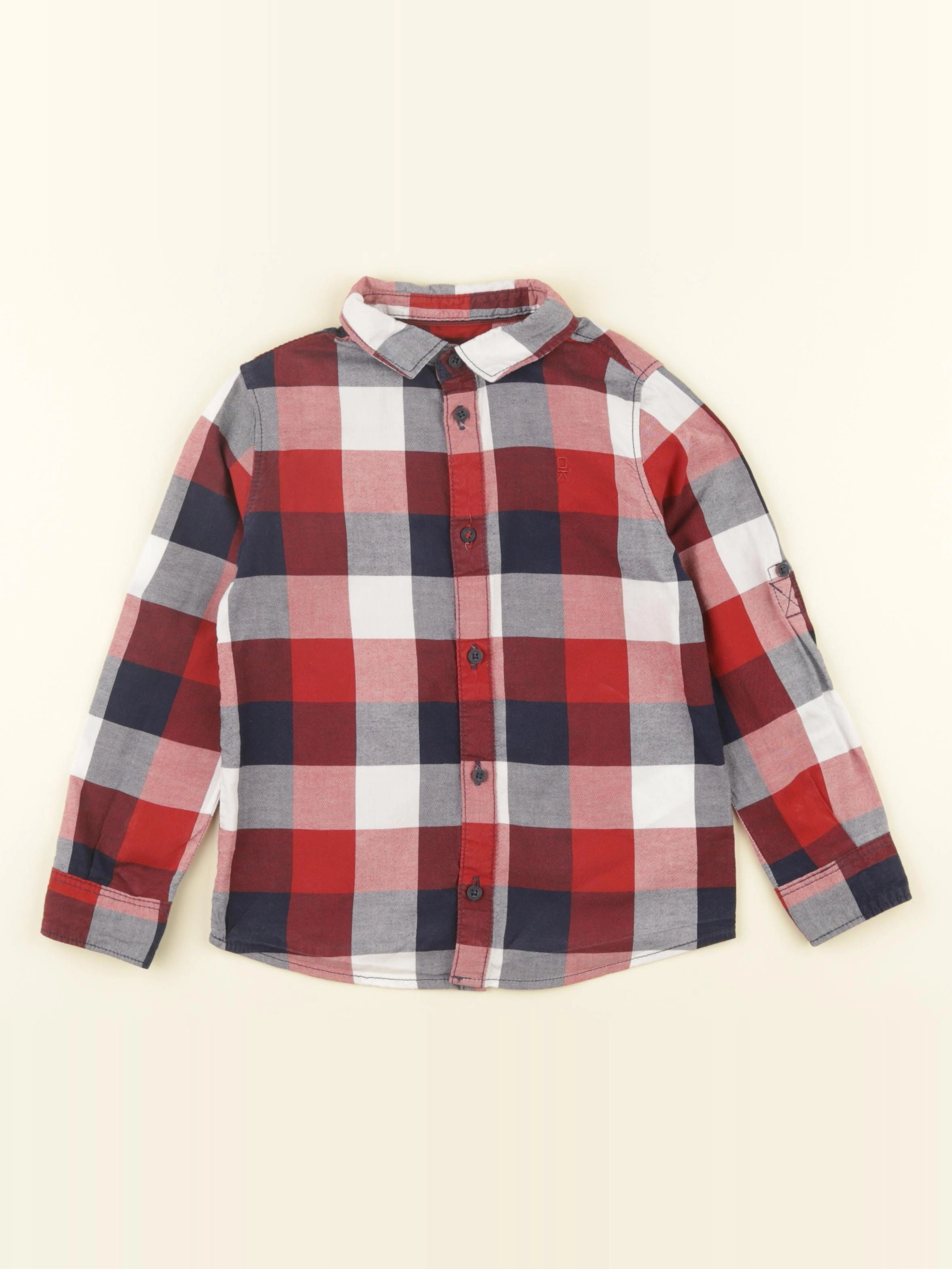 Okaidi - chemise rouge - 5 ans