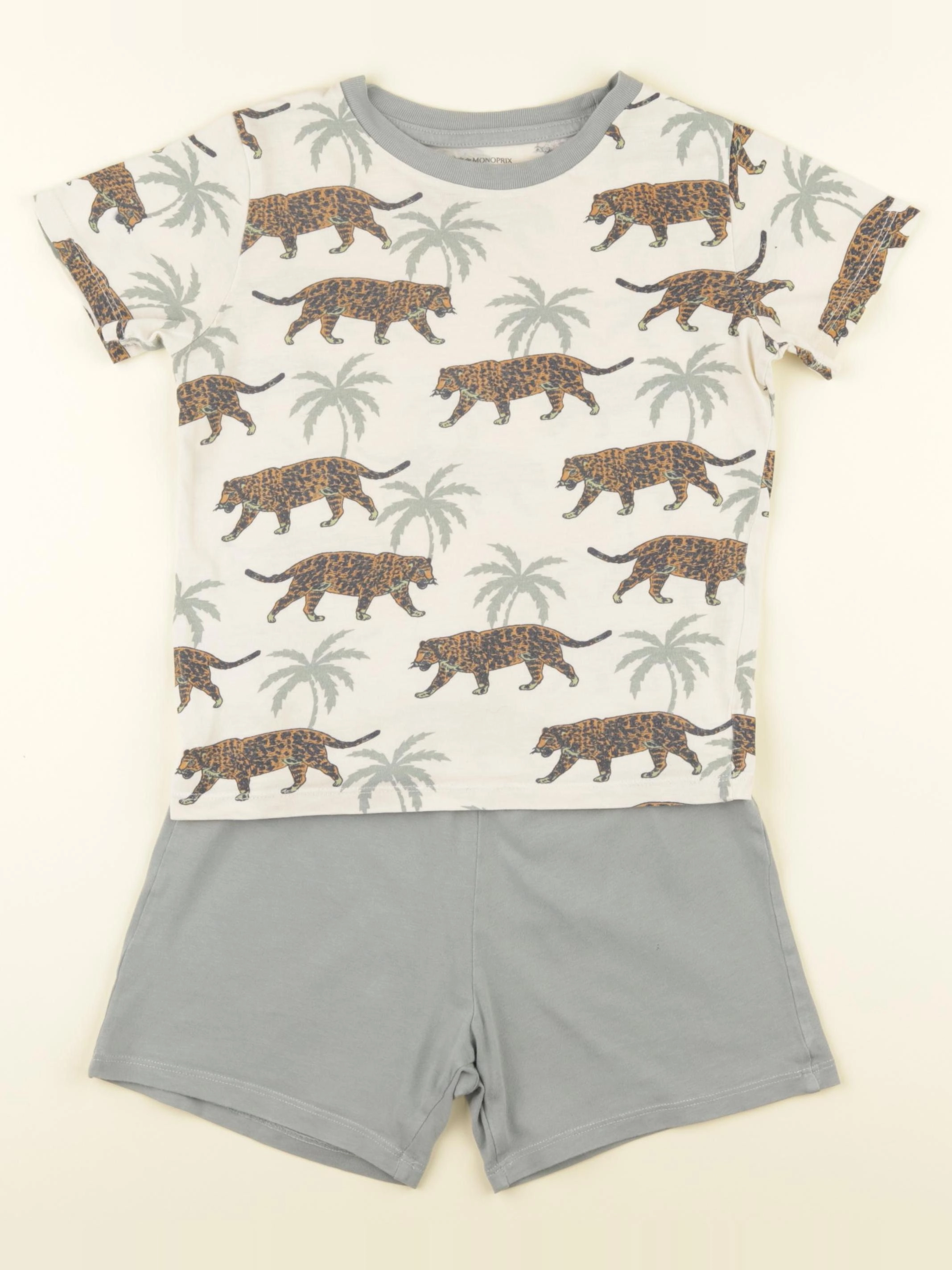 Monoprix - pyjama coton vert - 5 ans