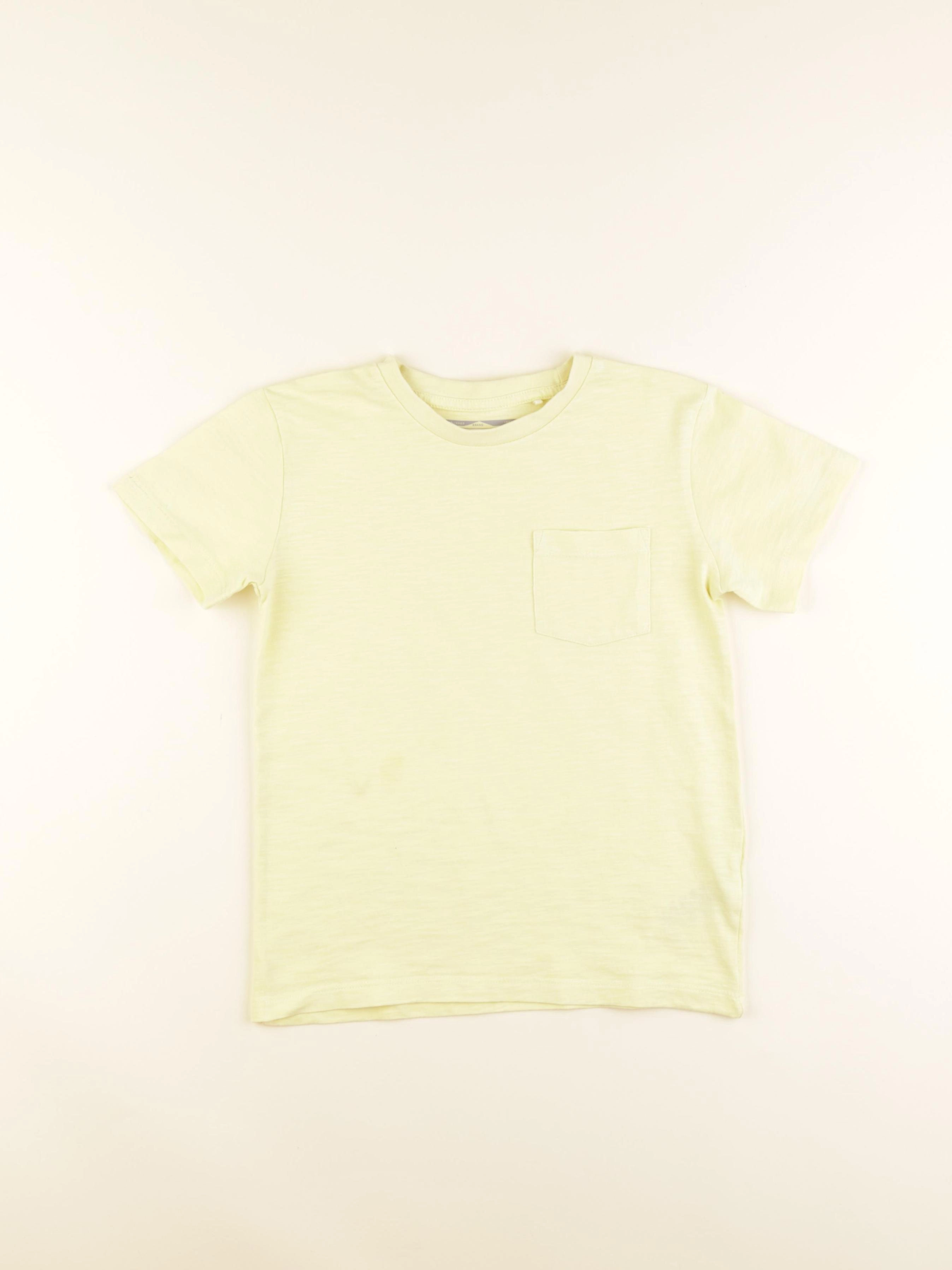 Next - tee-shirt jaune - 6/7 ans