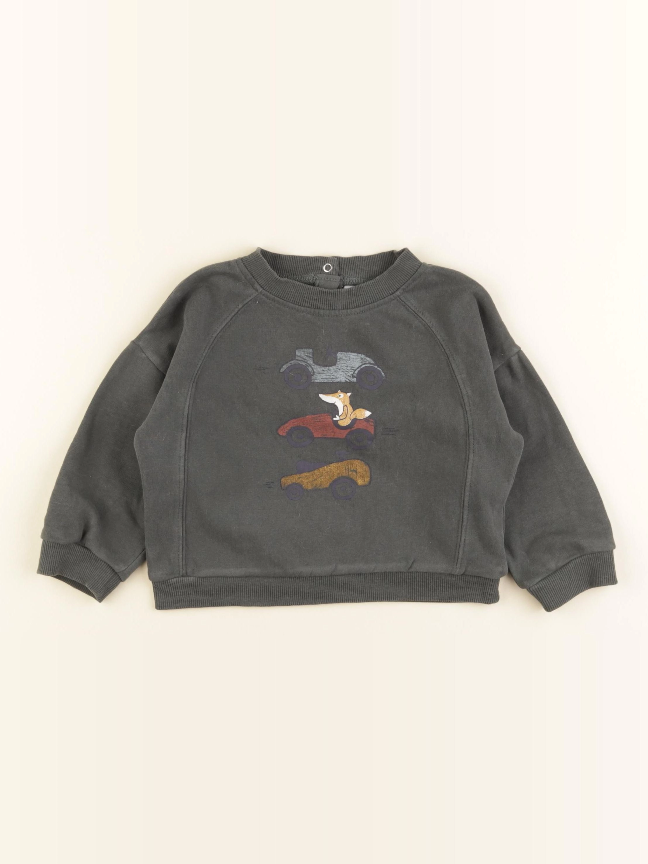 Vertbaudet - sweat vert - 2 ans