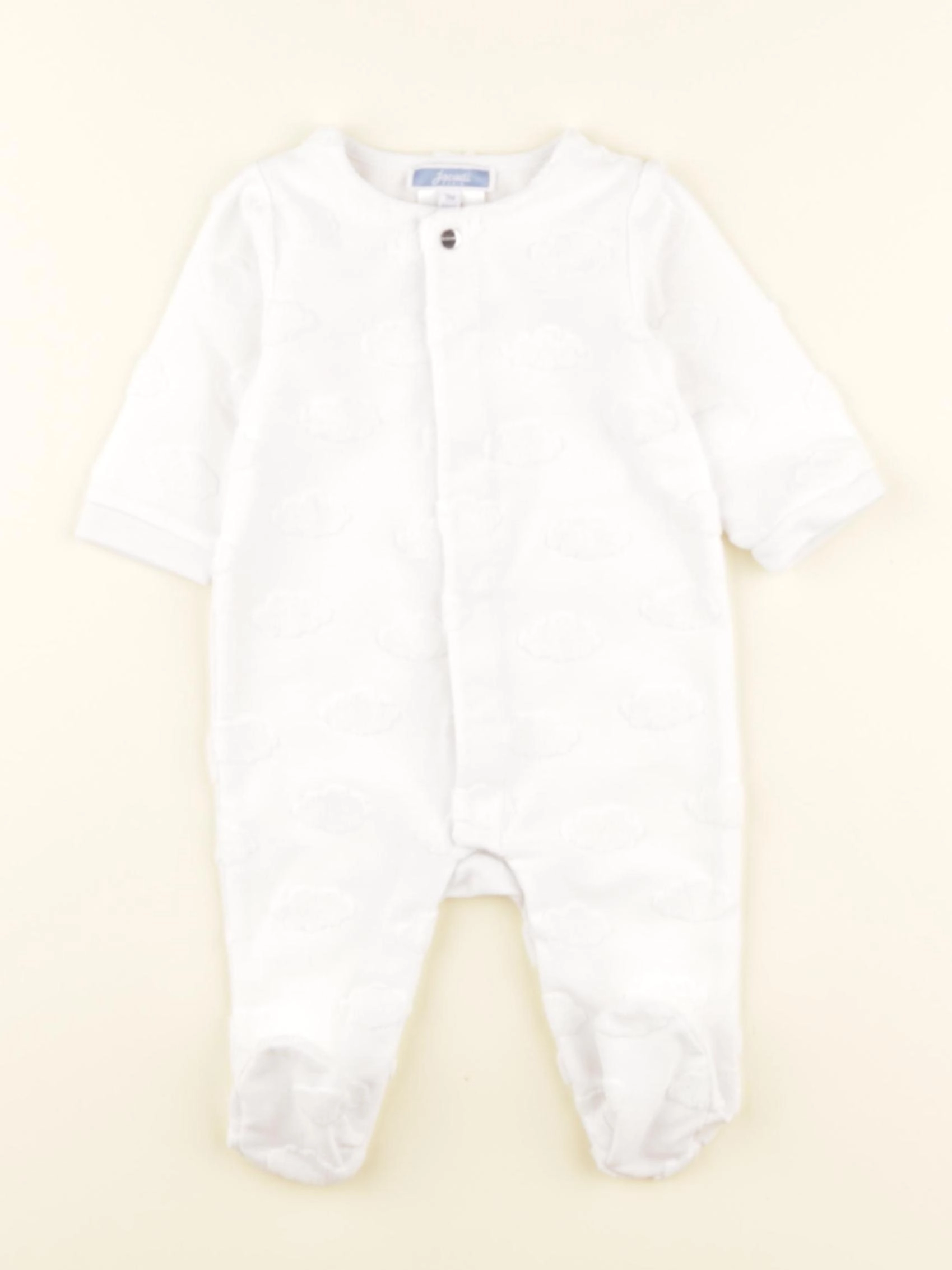 Jacadi - pyjama coton blanc - 3 mois