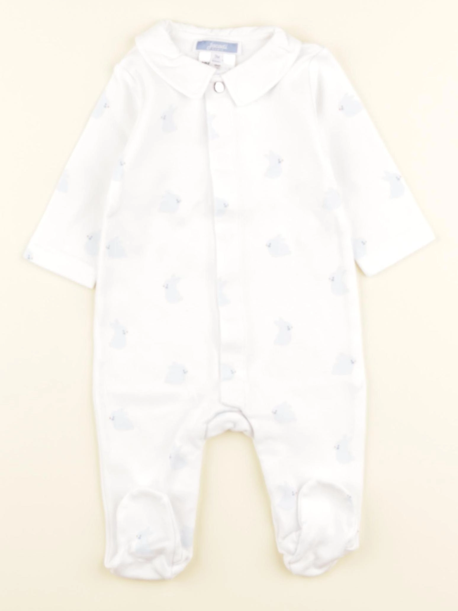 Jacadi - pyjama coton blanc - 3 mois