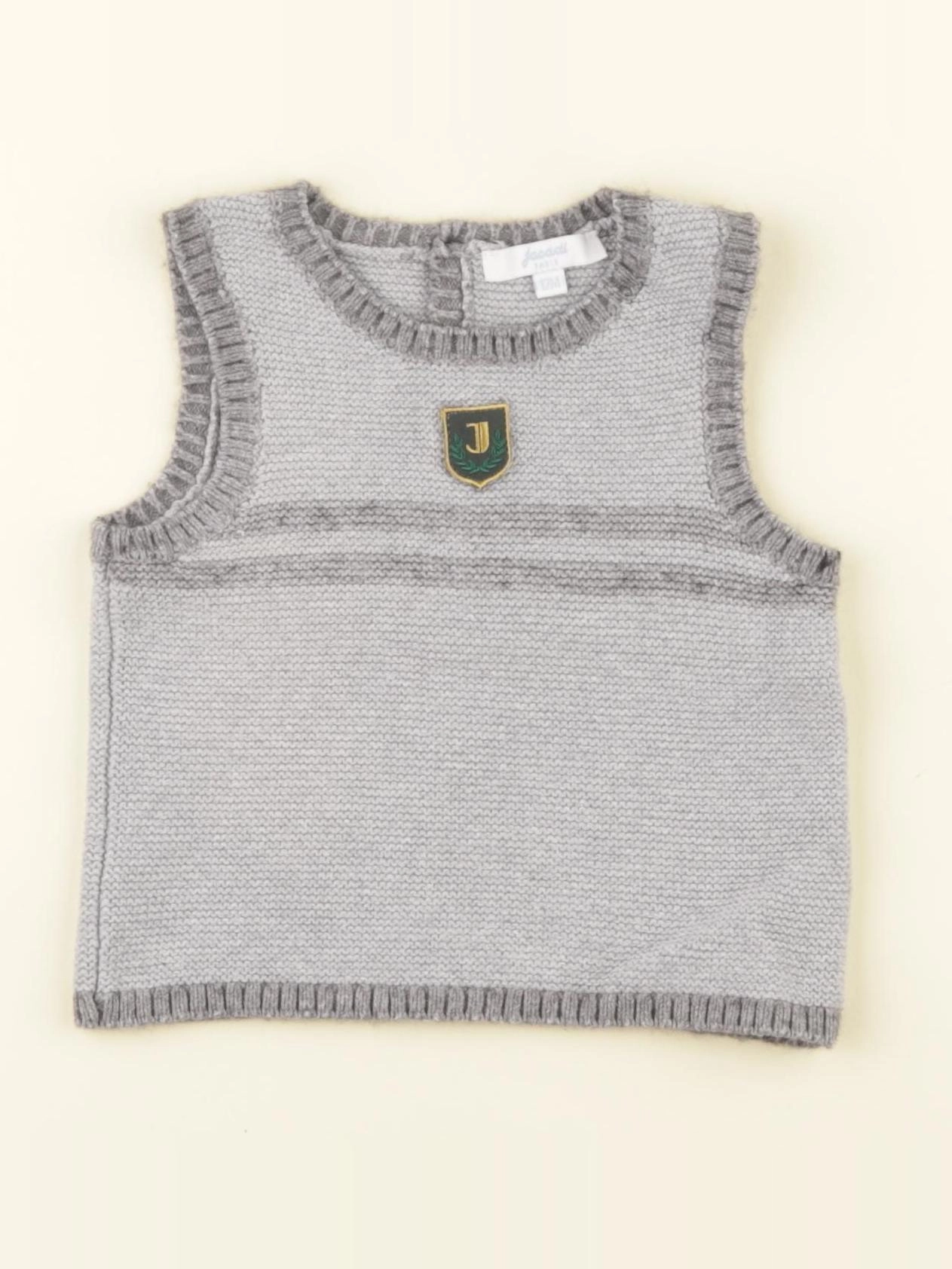 Jacadi - pull gris - 12 mois