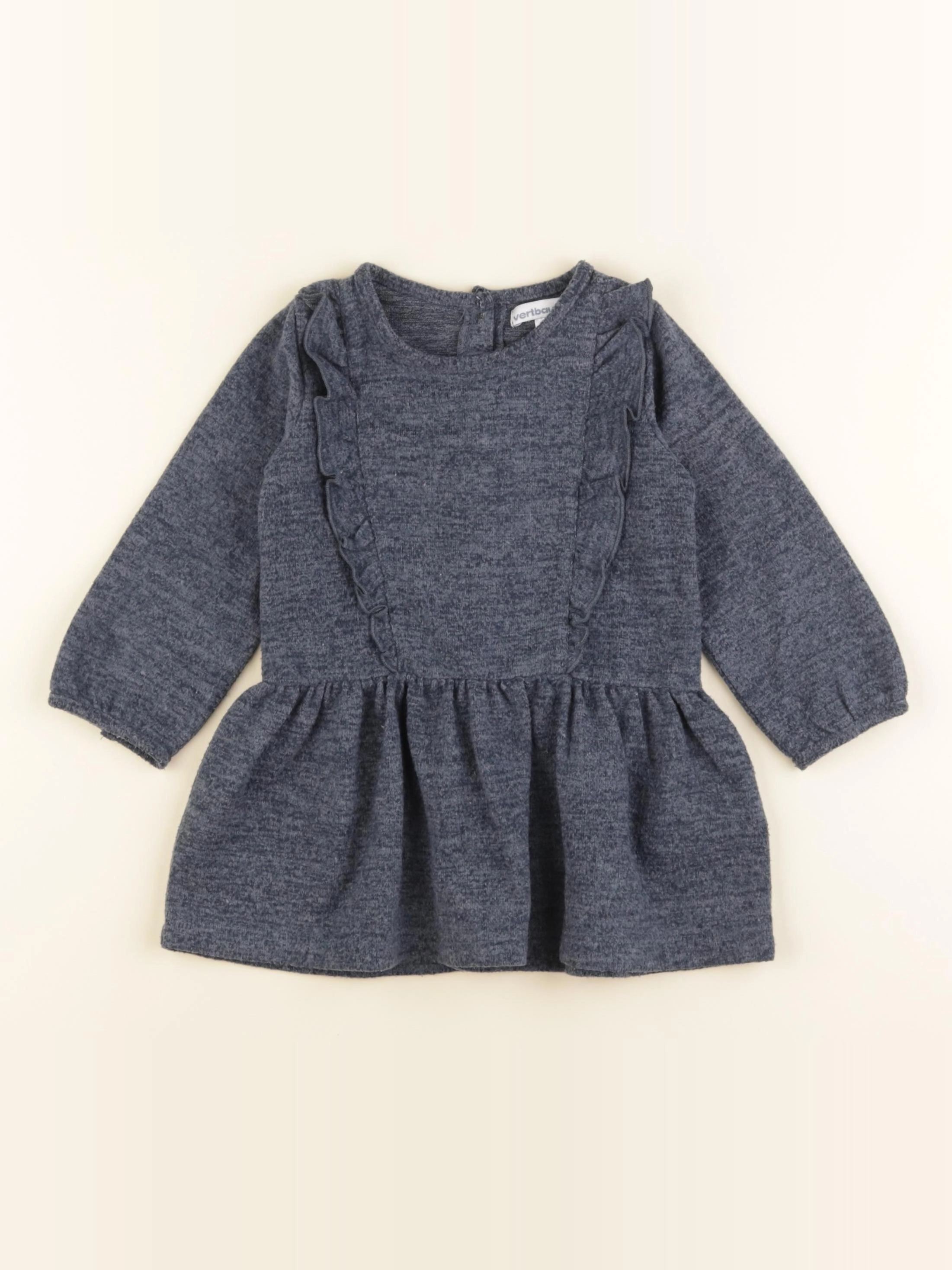 Vertbaudet - robe bleu - 18 mois