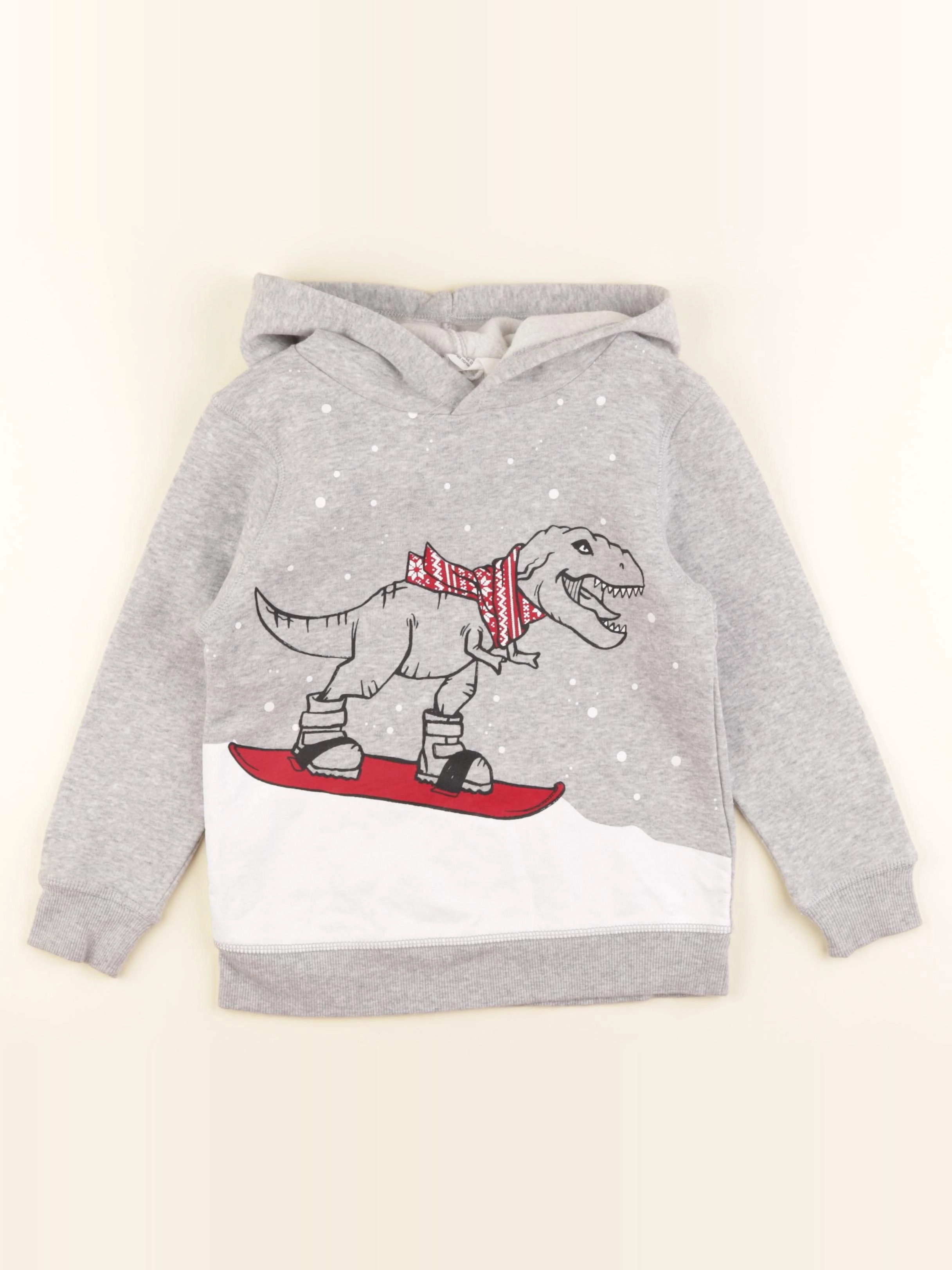 H&M - sweat gris - 4/6 ans