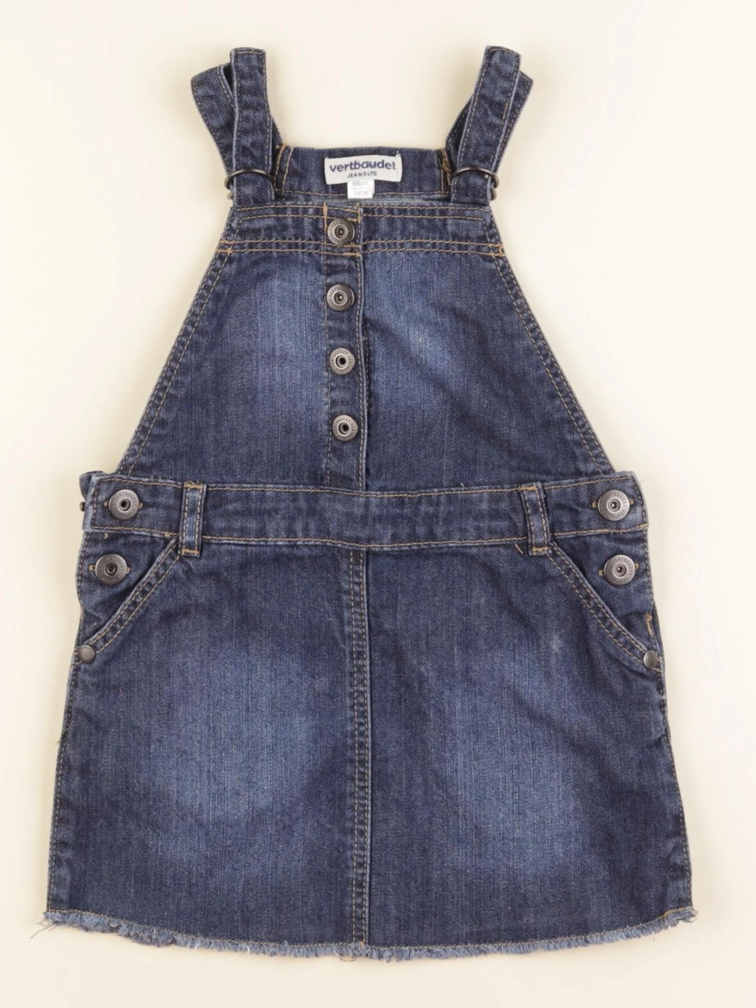 Vertbaudet - robe bleu - 2 ans