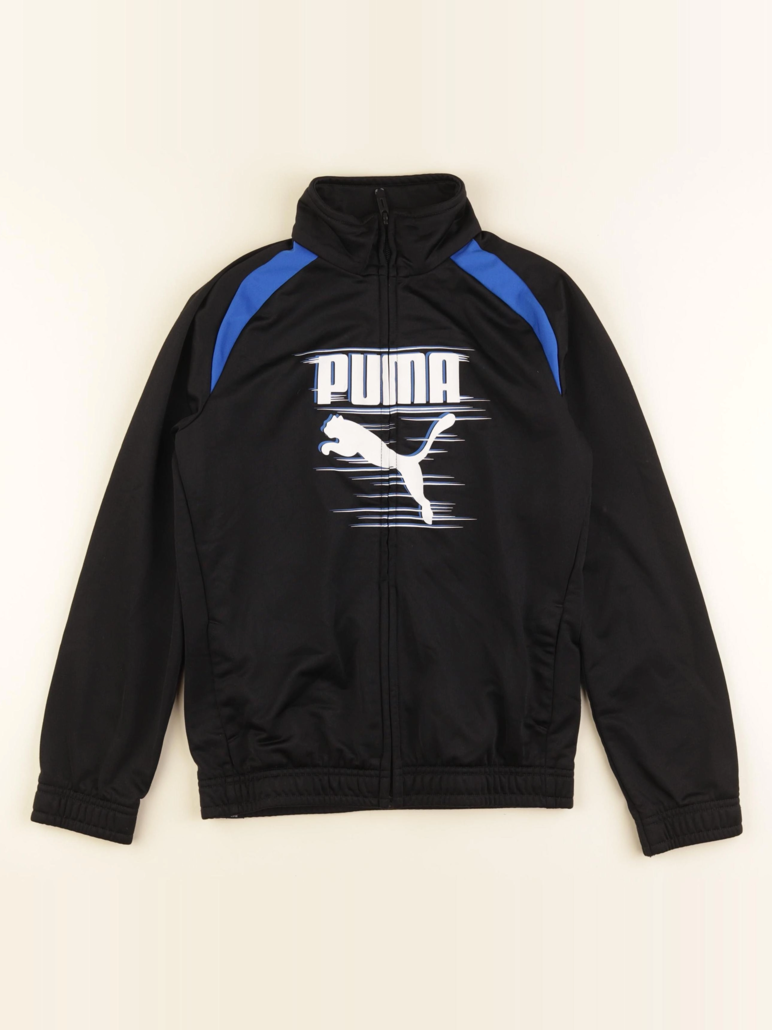 Puma - sweat bleu, noir - 9/10 ans