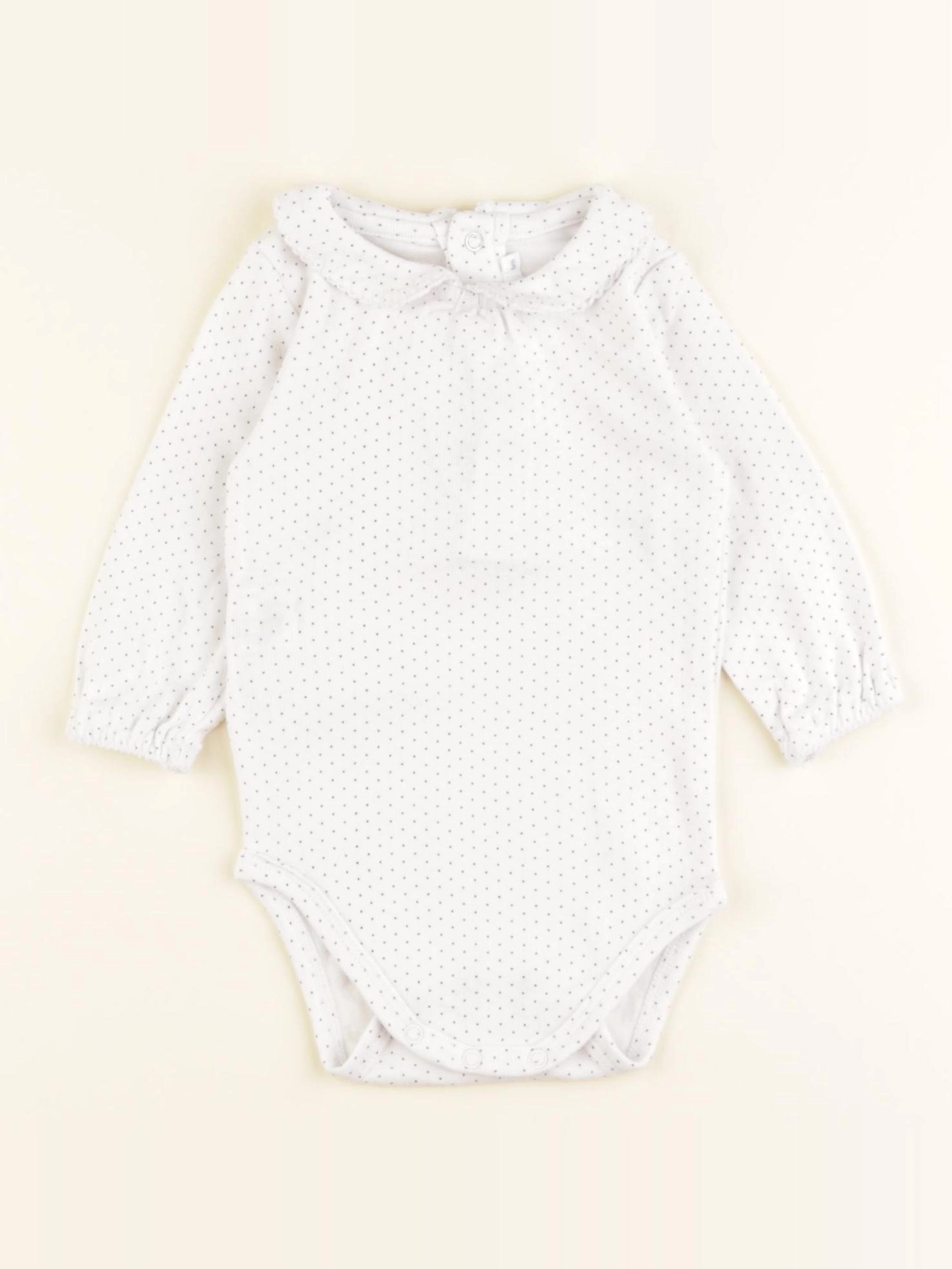 Boutchou - body à col blanc - 6 mois