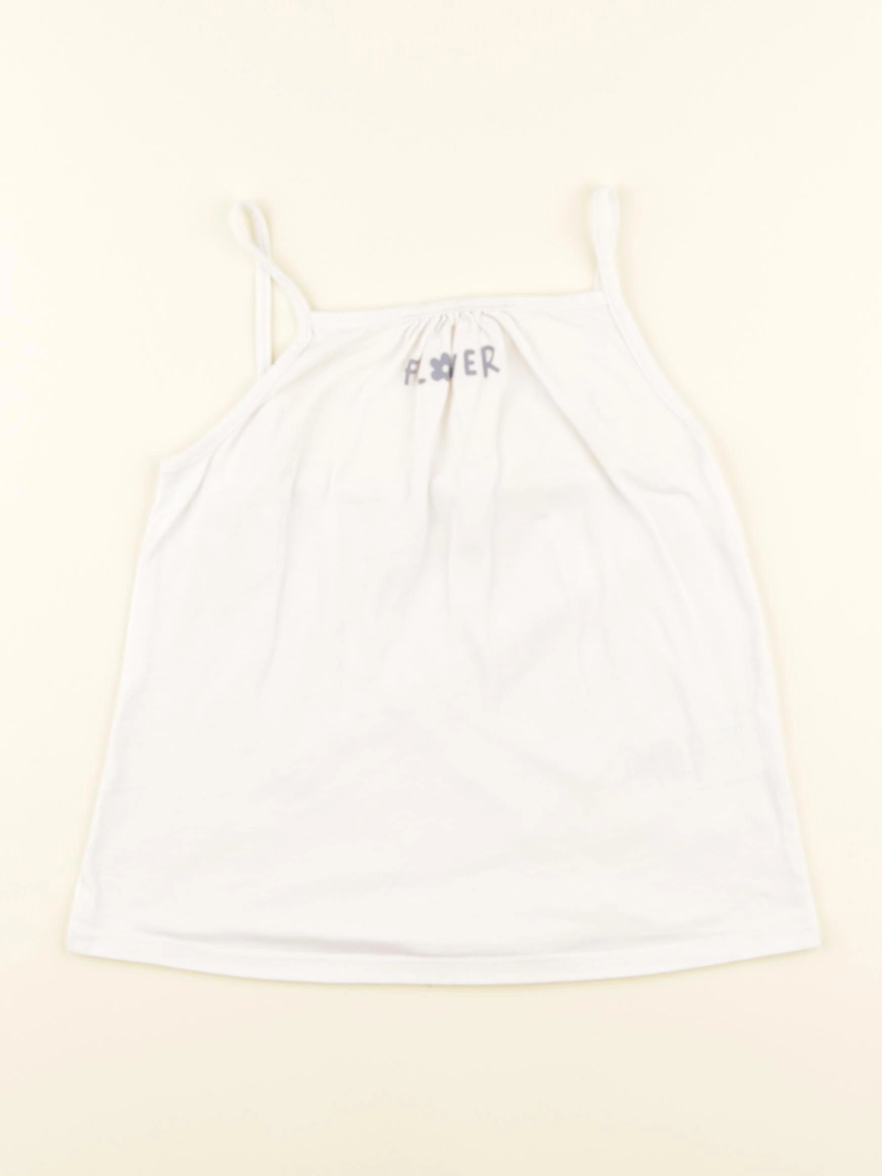 Vertbaudet - débardeur blanc - 6 ans