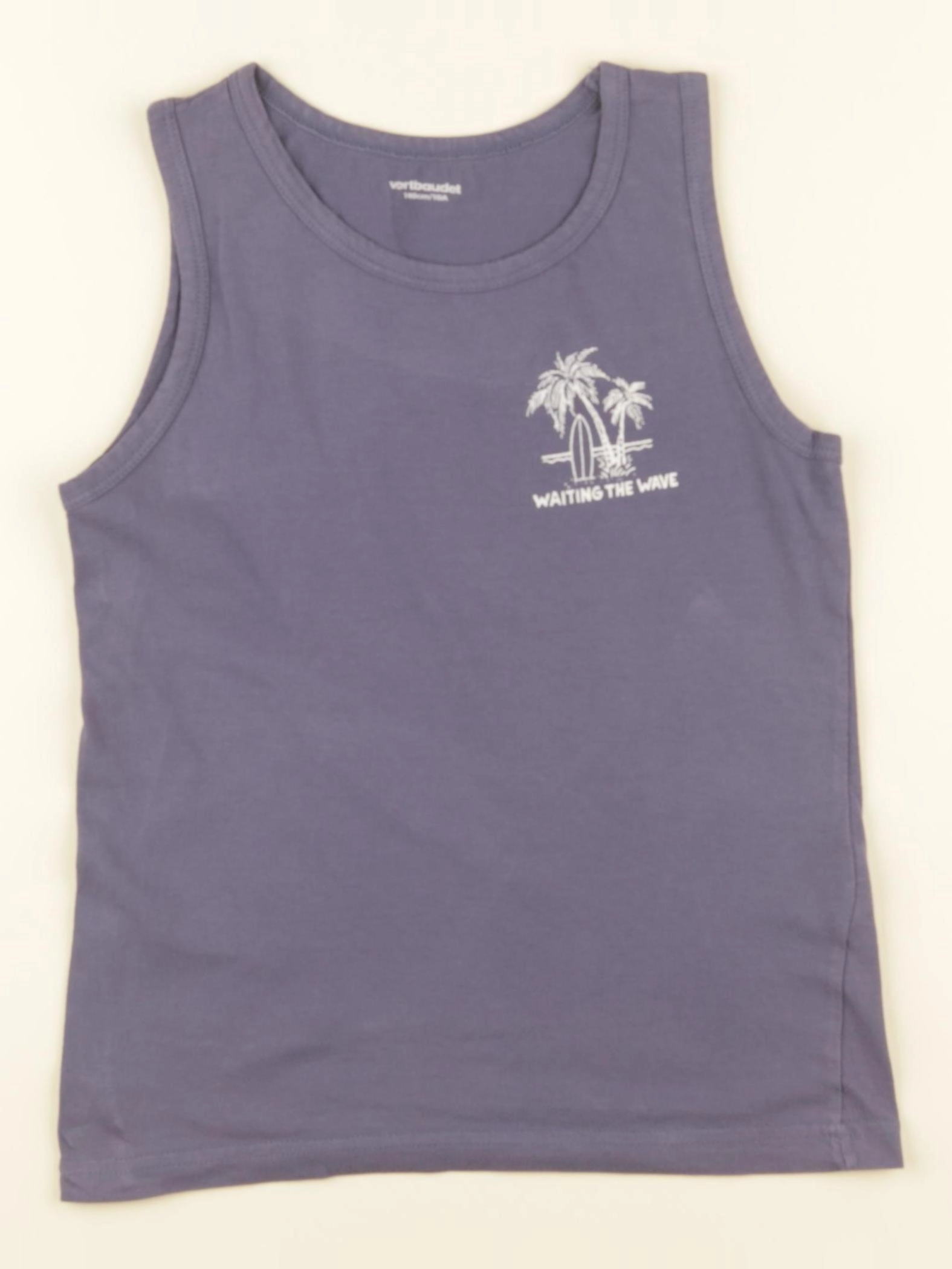 Vertbaudet - débardeur bleu - 10 ans