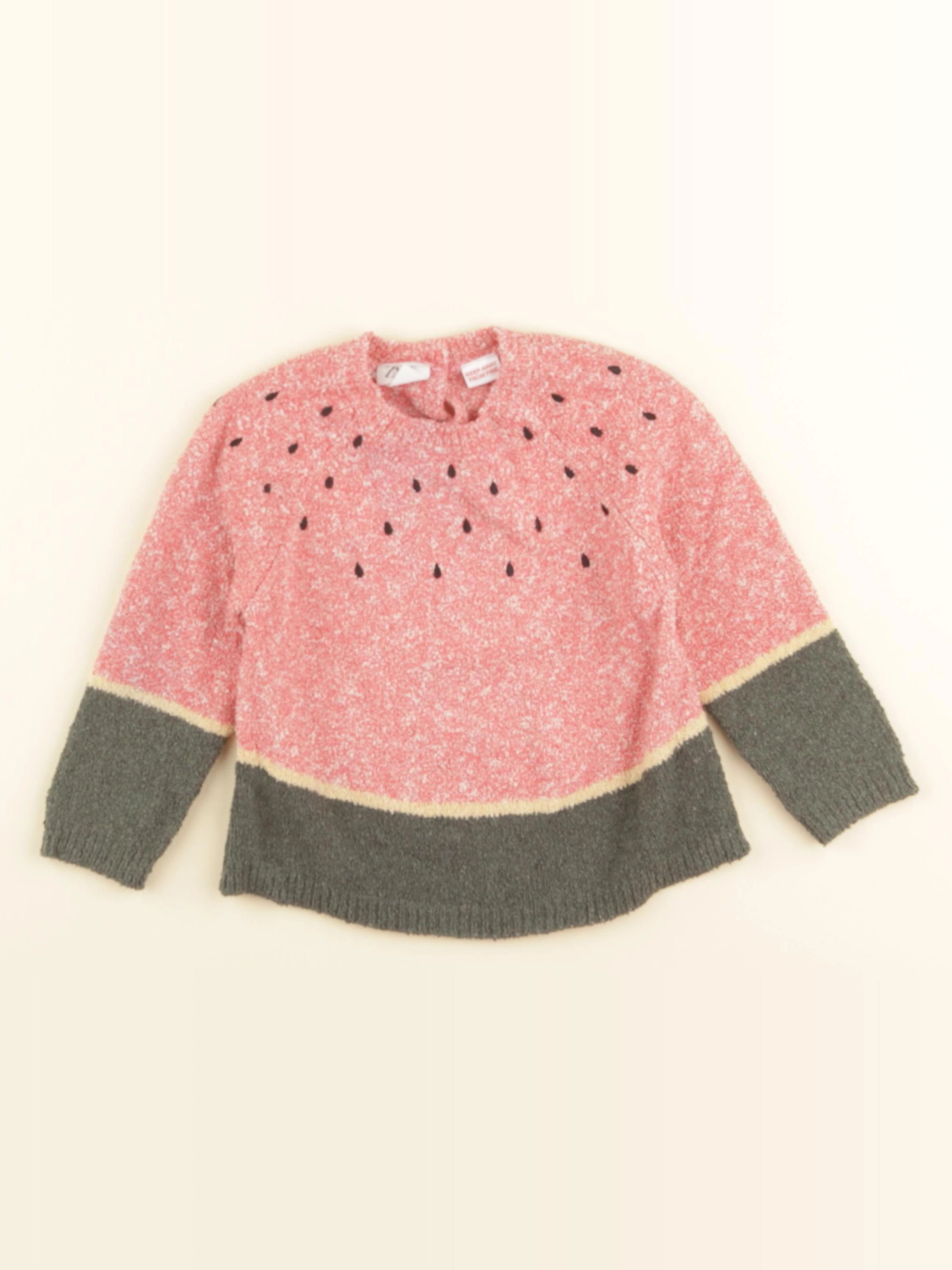 Zara - pull rose - 18/24 mois