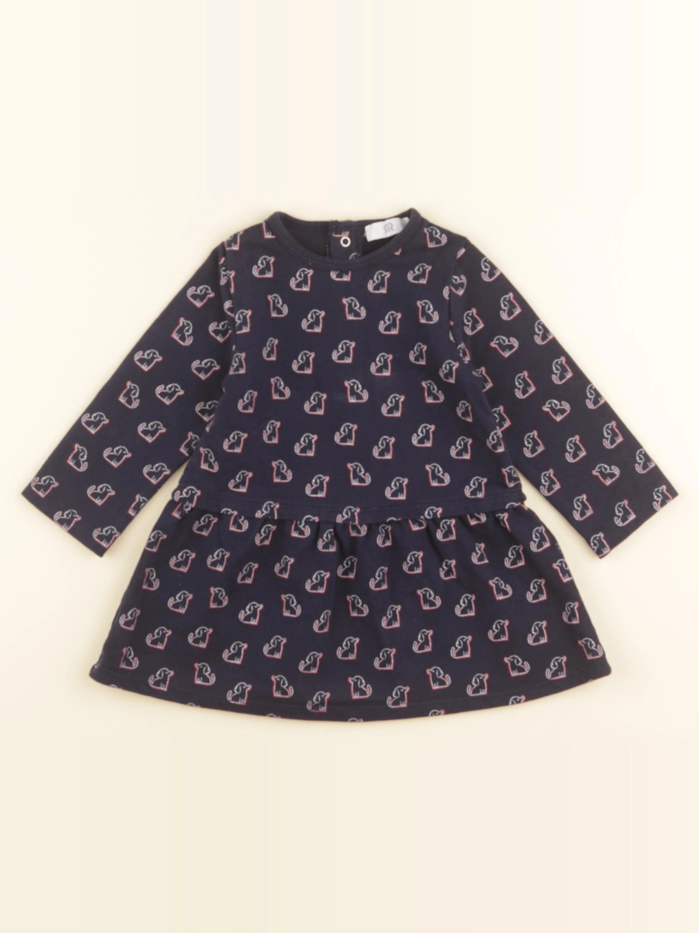 La Redoute - robe bleu - 12 mois