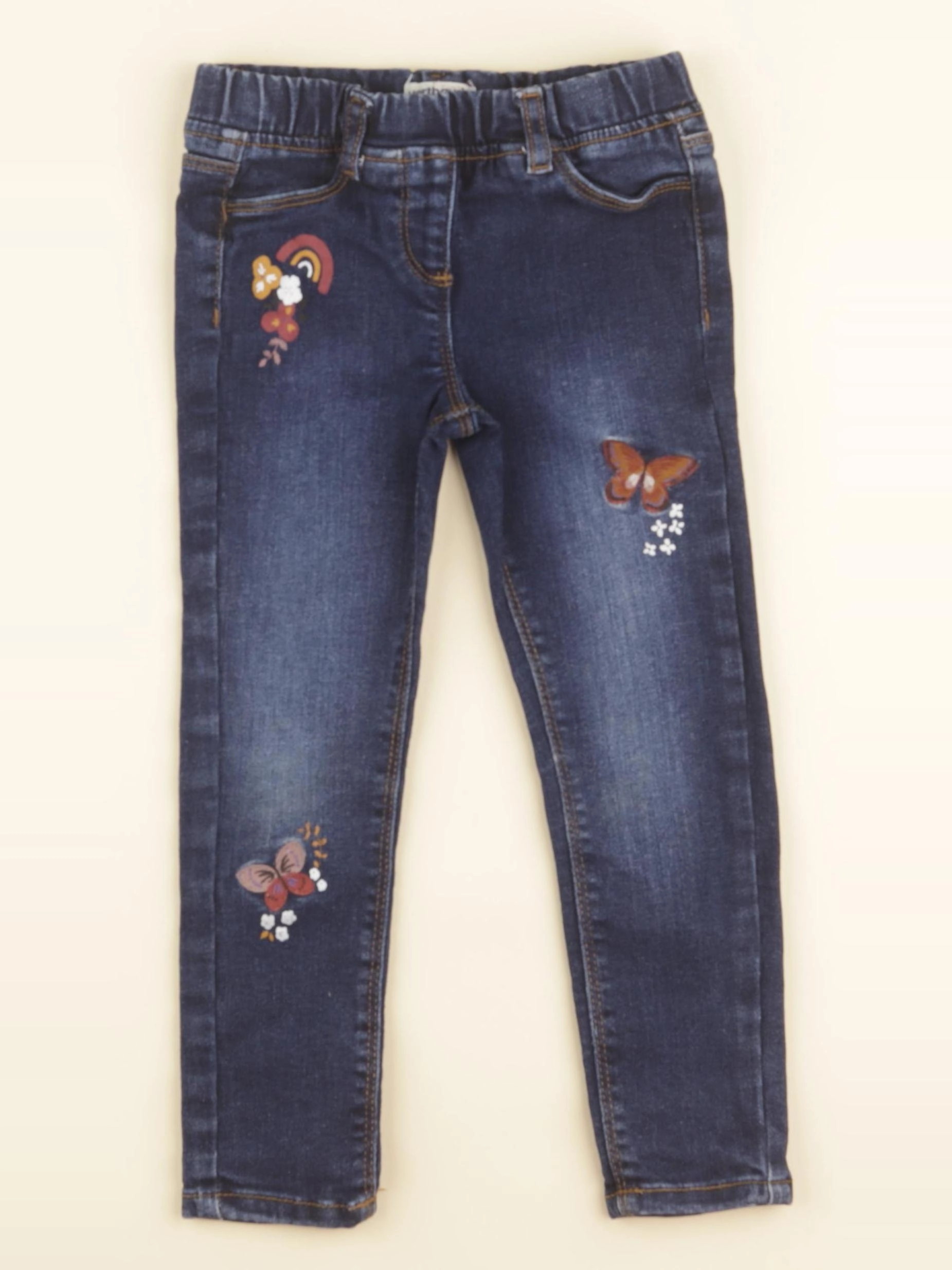 Vertbaudet - legging bleu - 4 ans