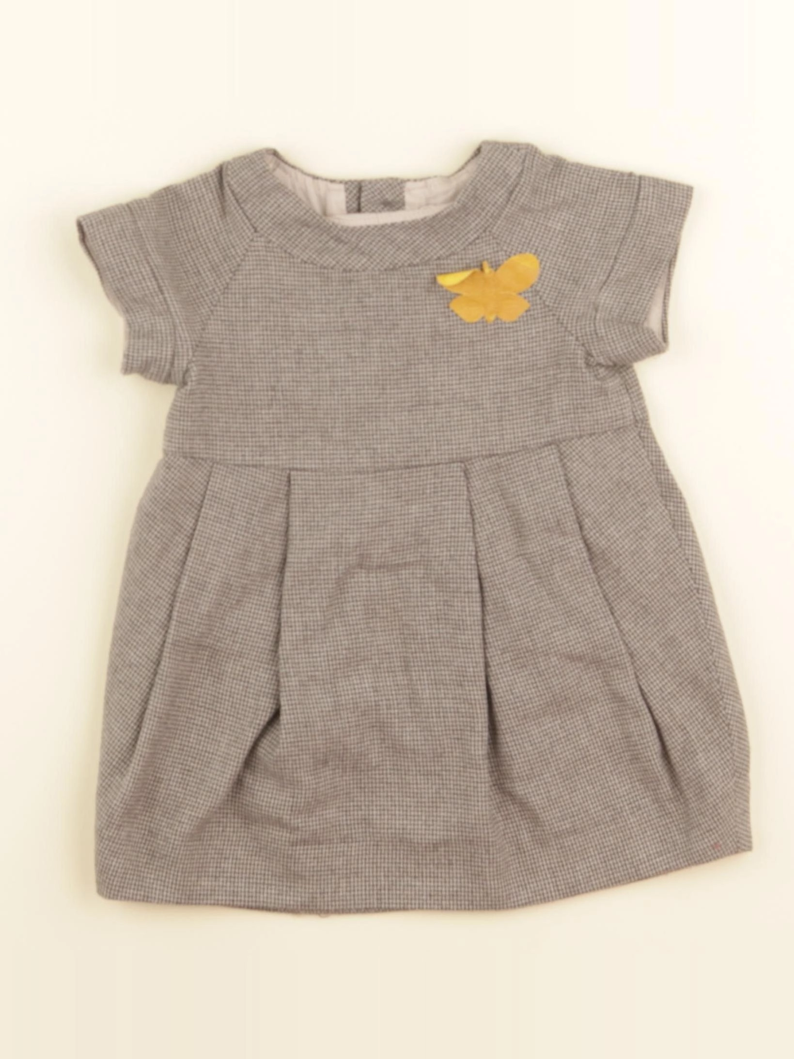 Zara - robe gris - 9/12 mois