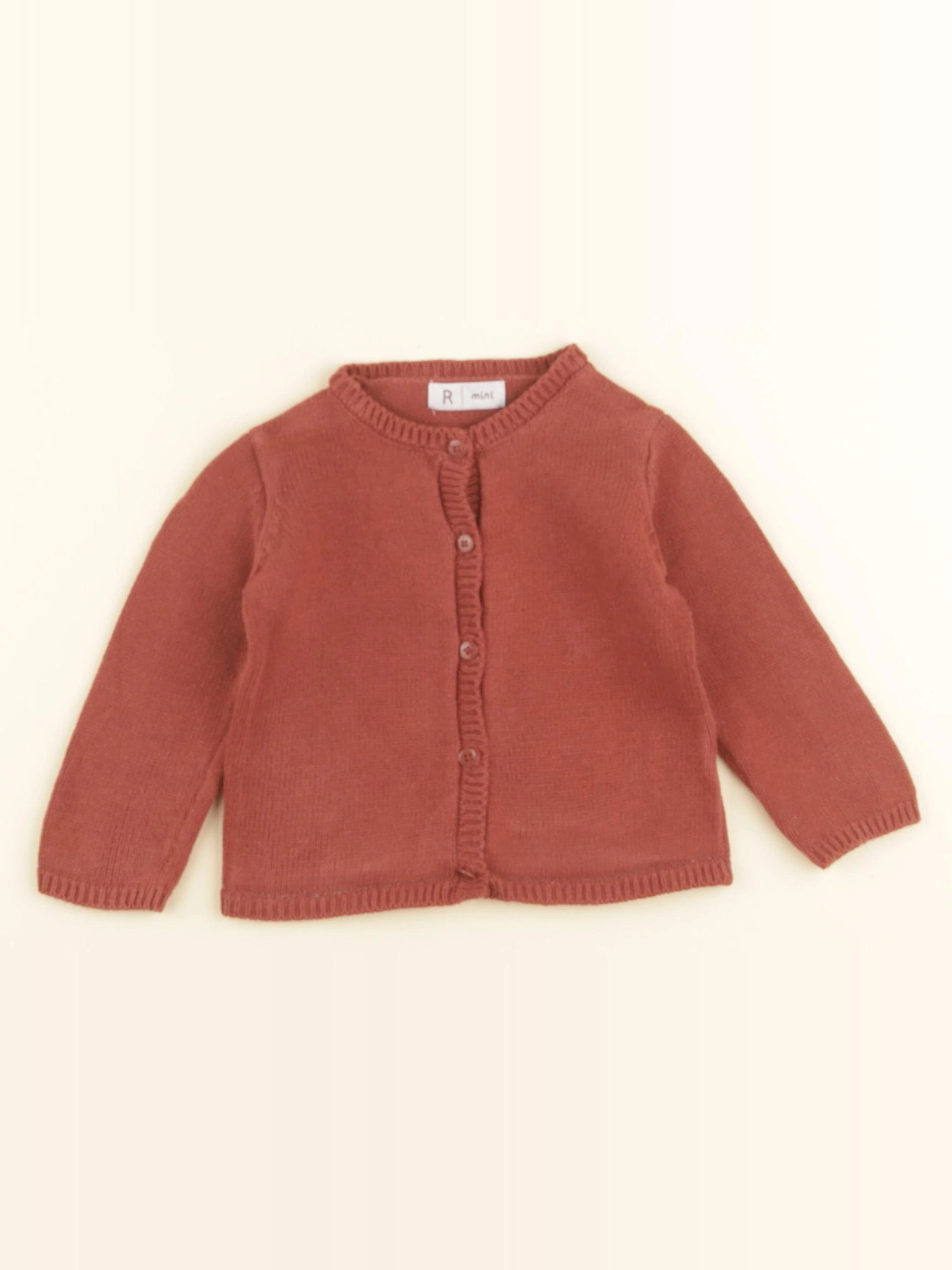 La Redoute - gilet rouge - 9 mois