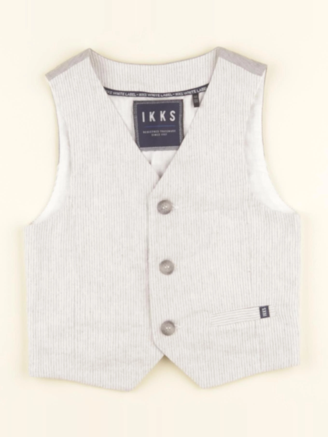 IKKS - gilet gris - 4 ans