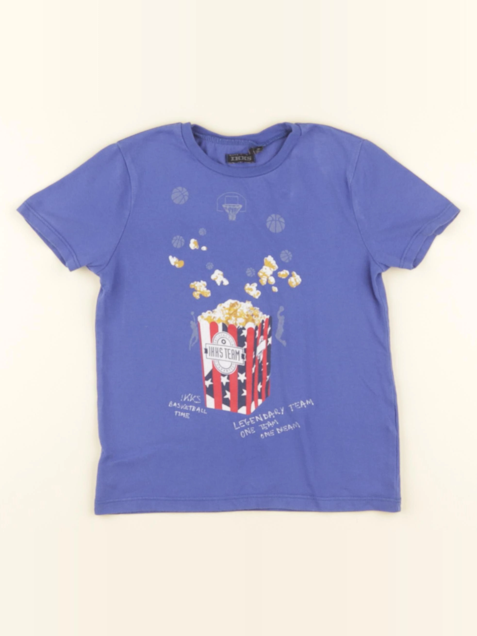 IKKS - tee-shirt bleu - 4 ans