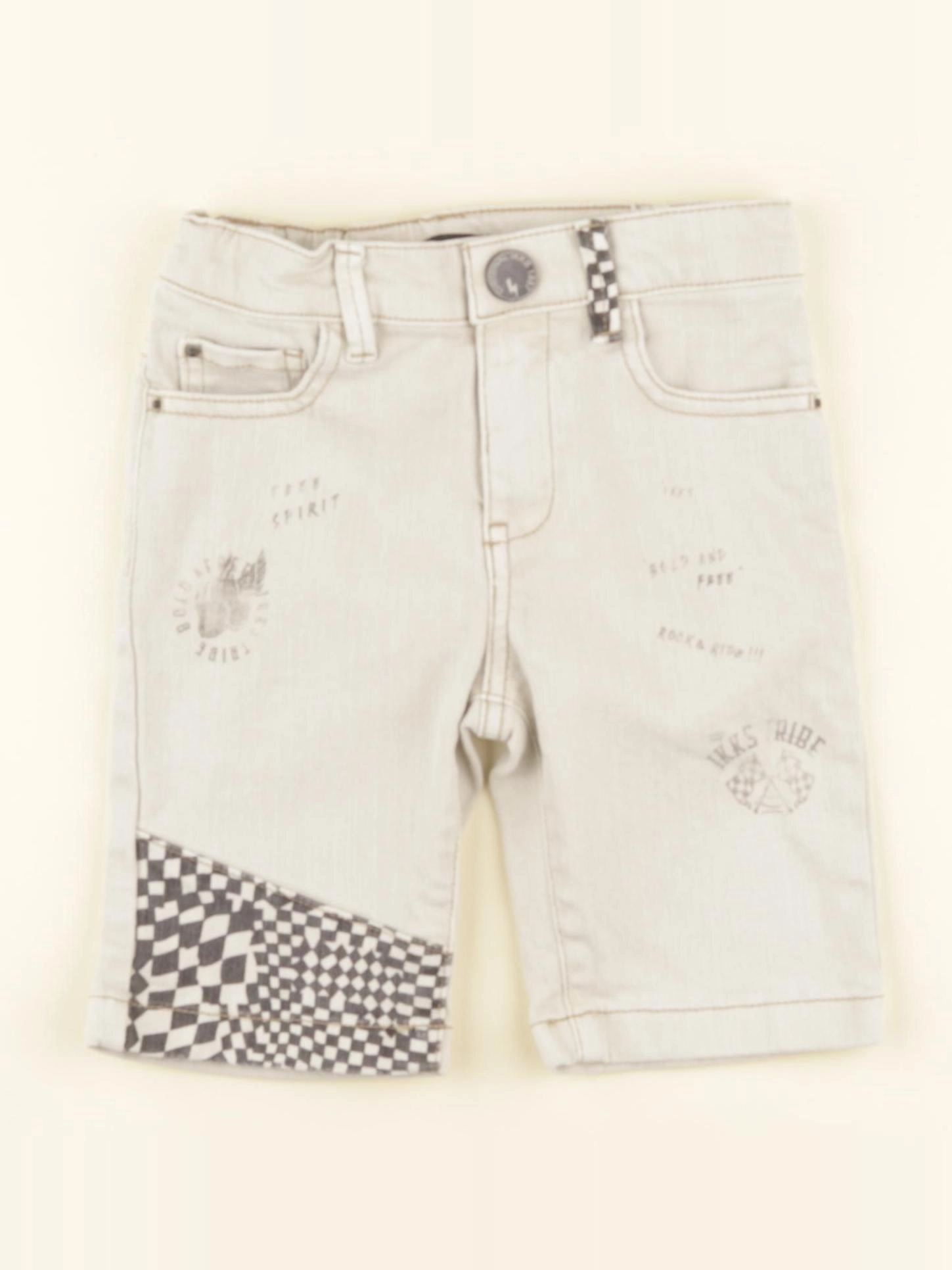 IKKS - short beige - 4 ans