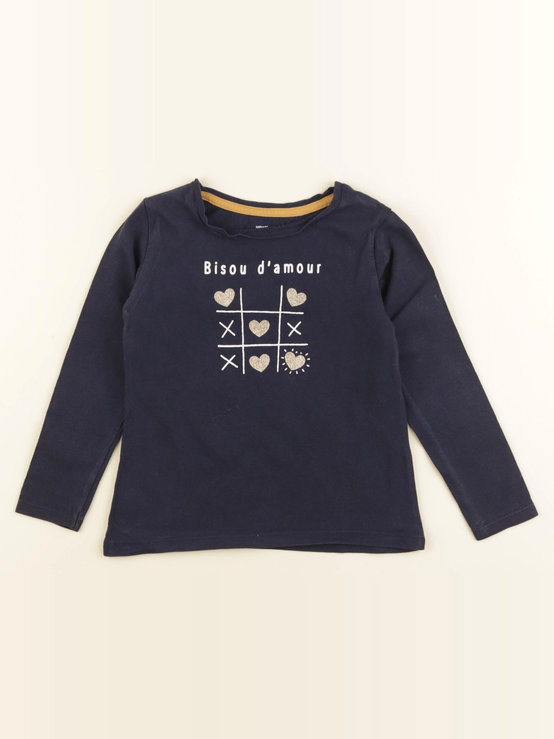 Vertbaudet - tee-shirt bleu - 4 ans