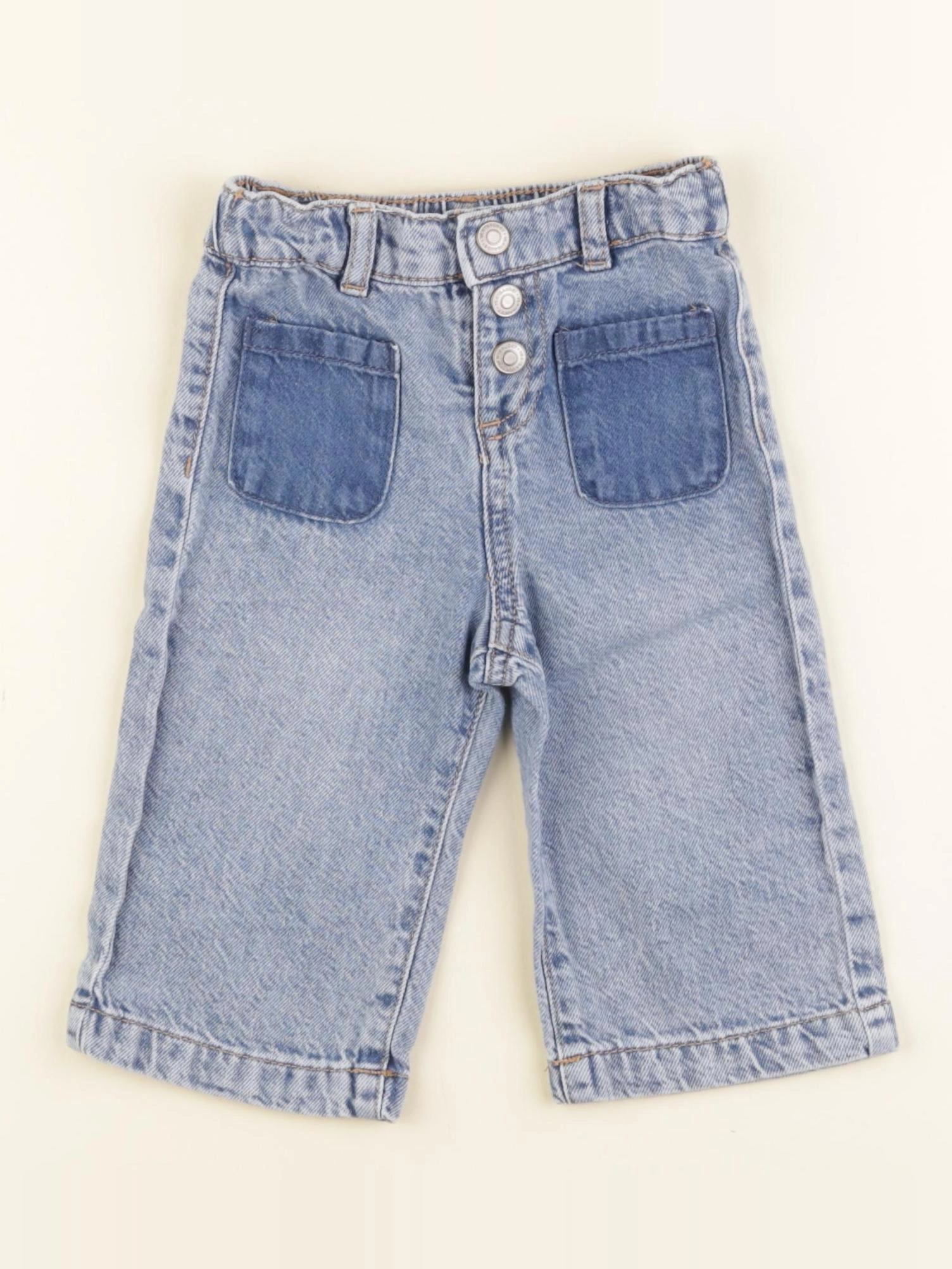 Vertbaudet - jean bleu - 9 mois