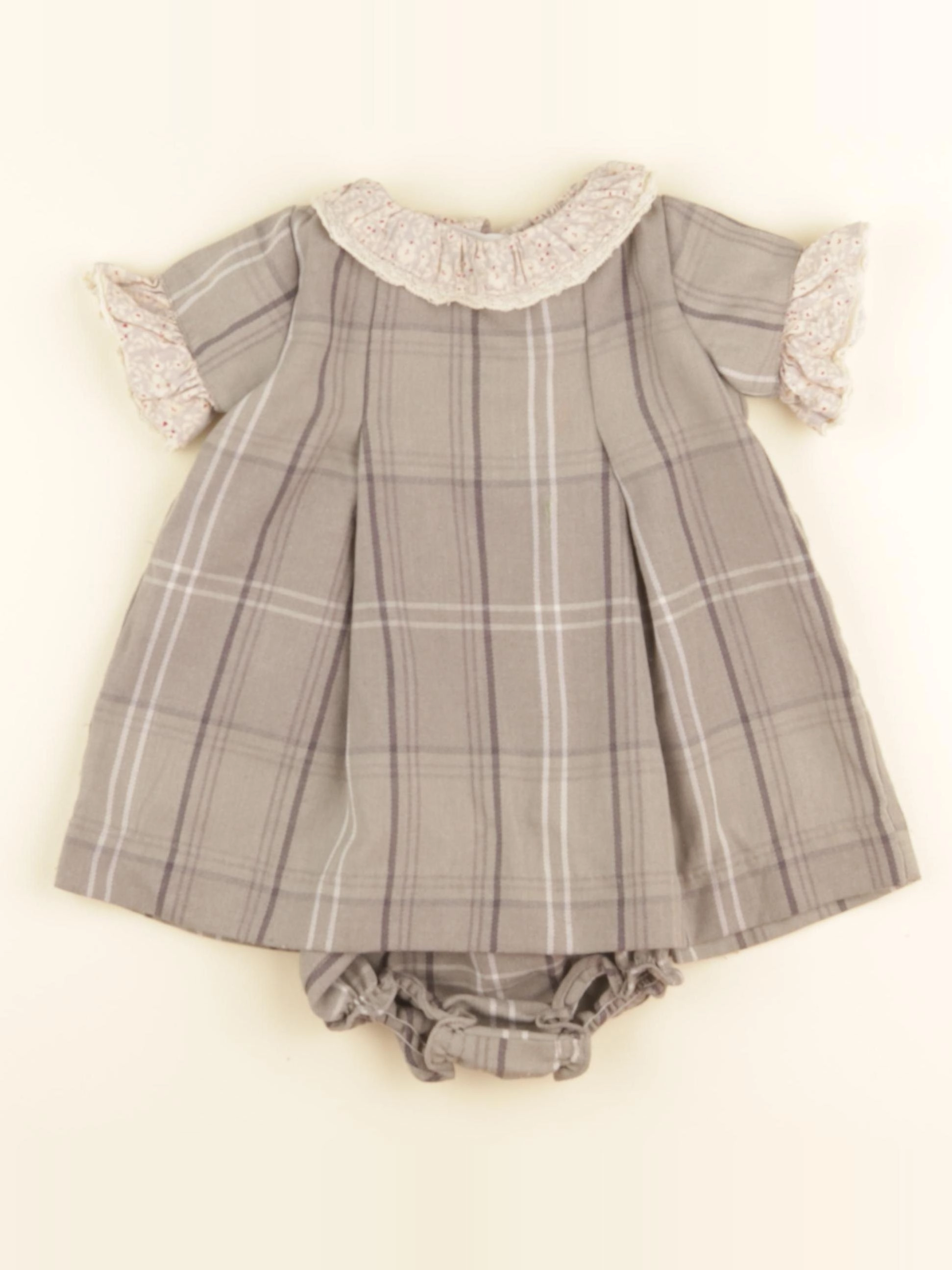 Gocco - robe gris - 9/12 mois