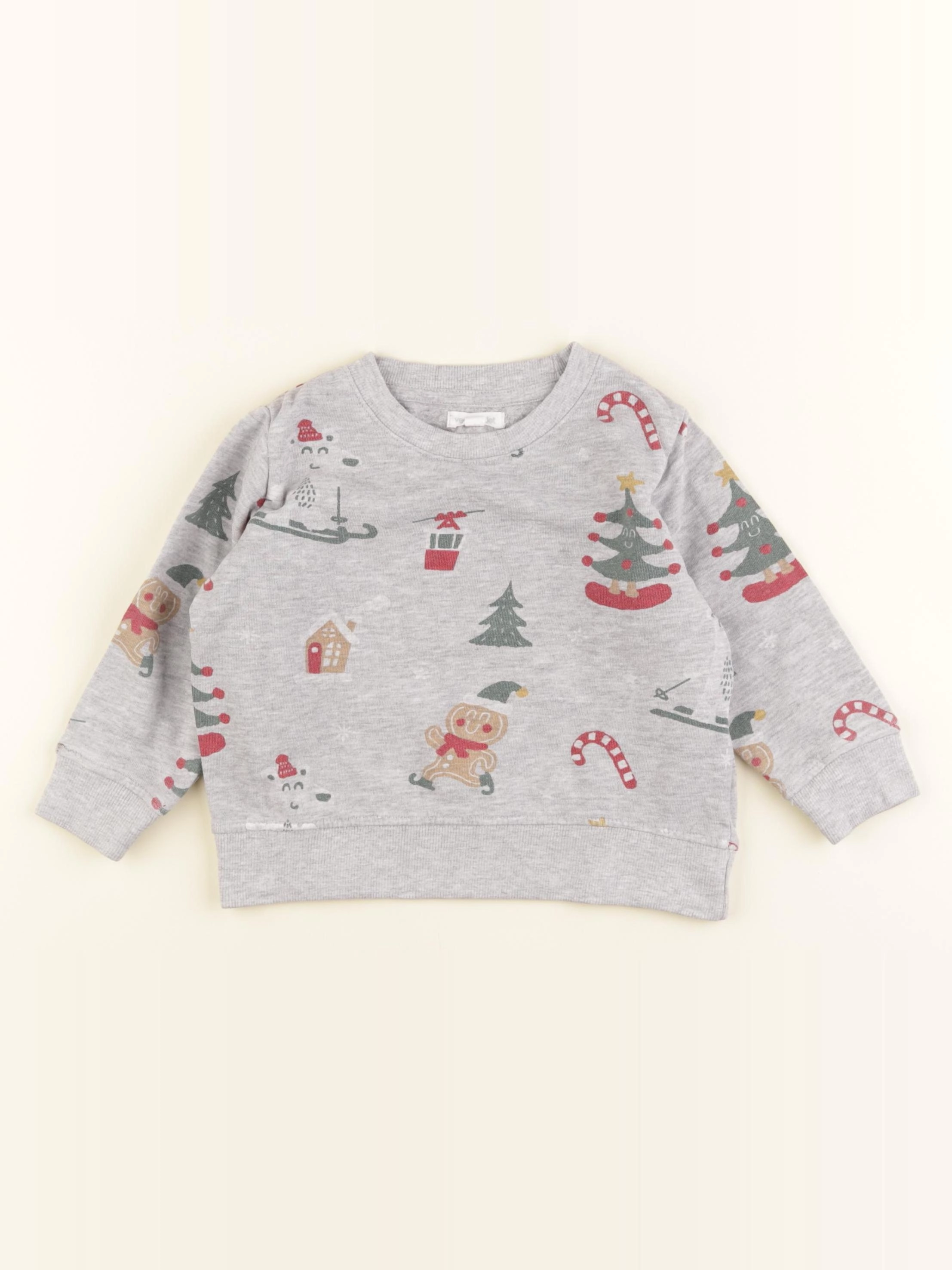 Vertbaudet - sweat gris - 3 ans