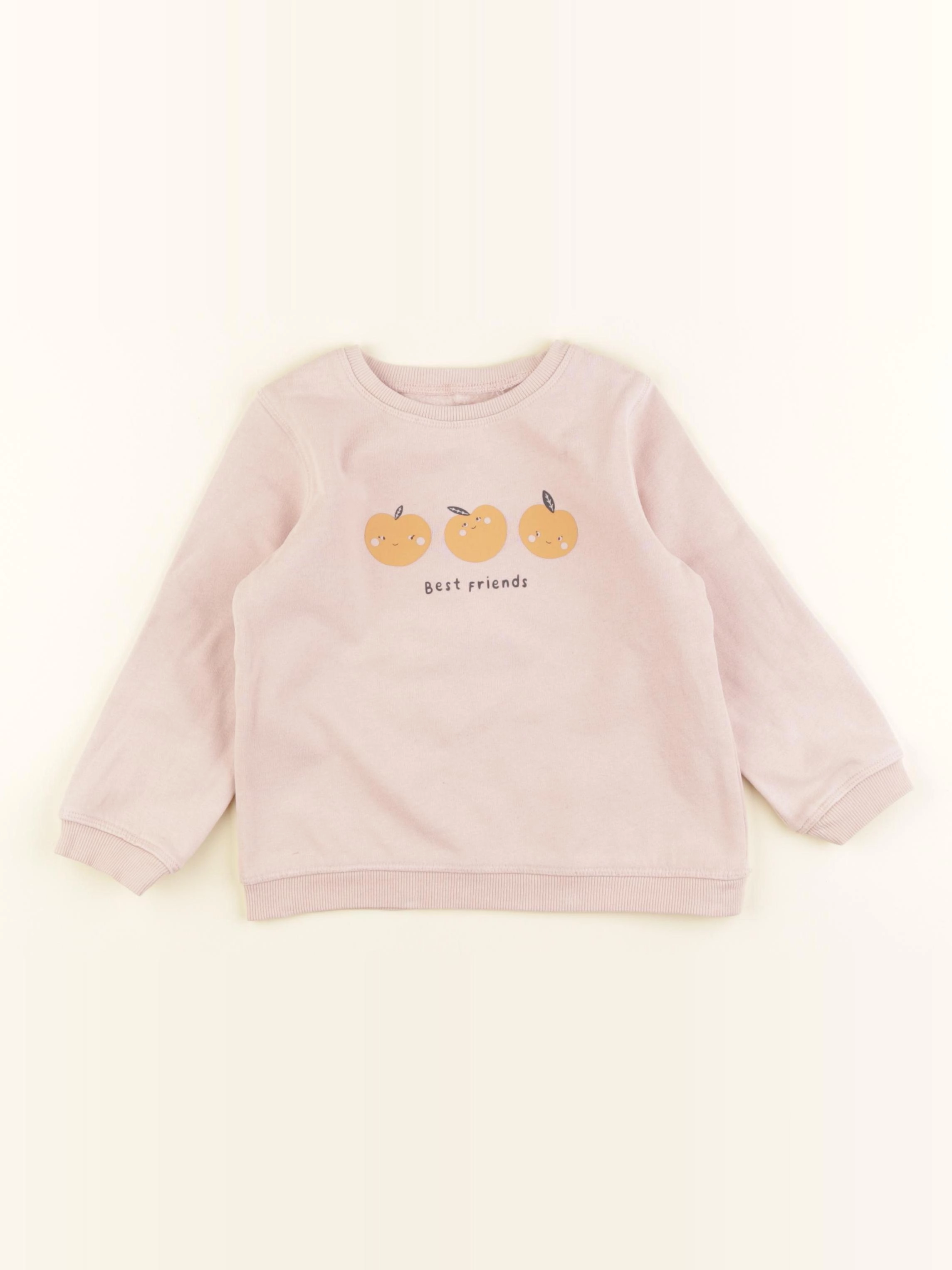 Vertbaudet - sweat rose - 3 ans