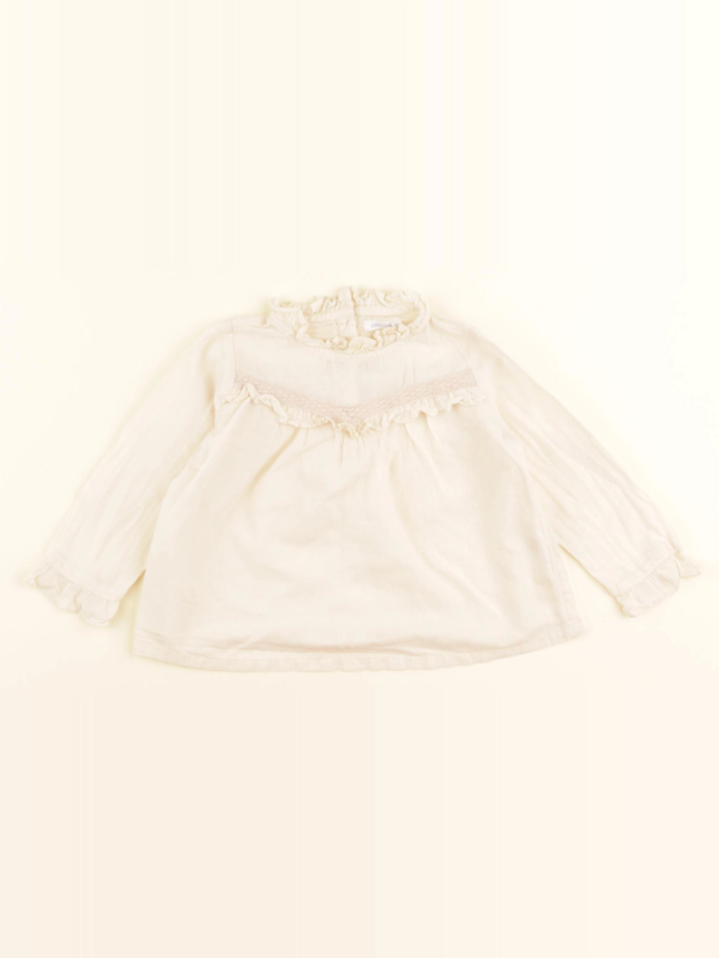 Boutchou - blouse blanc - 12 mois