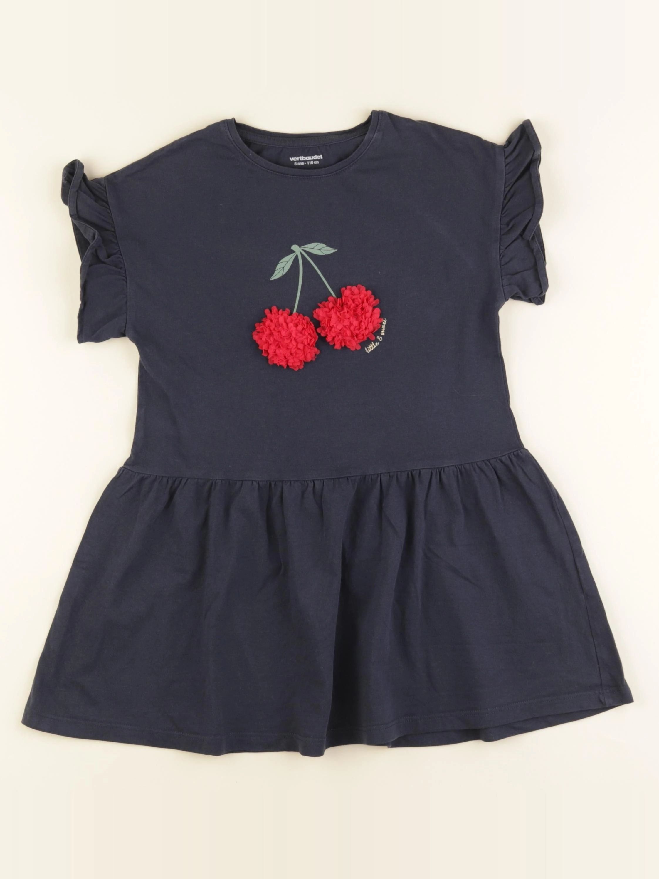 Vertbaudet - robe bleu - 5 ans