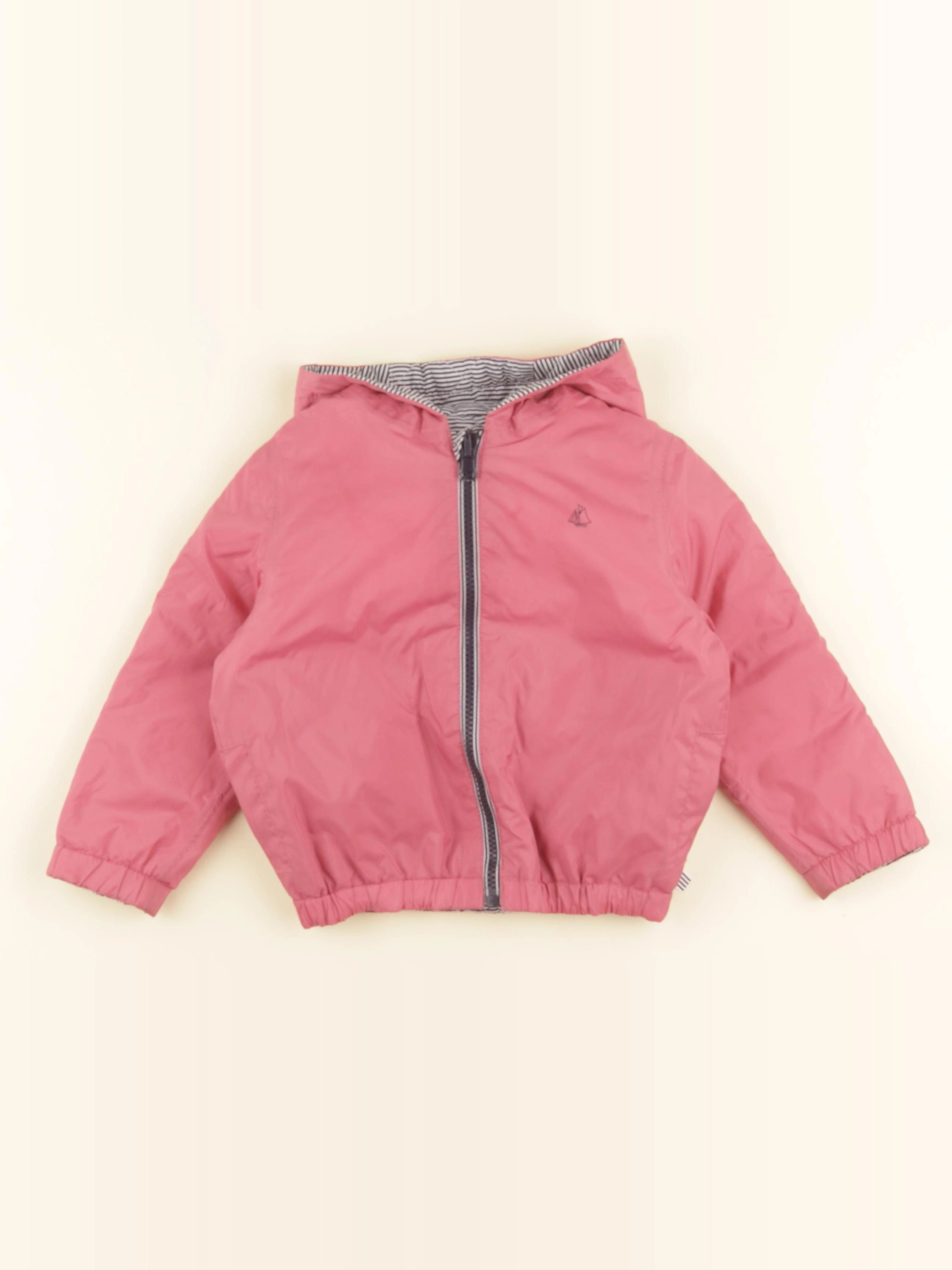 Petit Bateau - imperméable rose - 3 ans