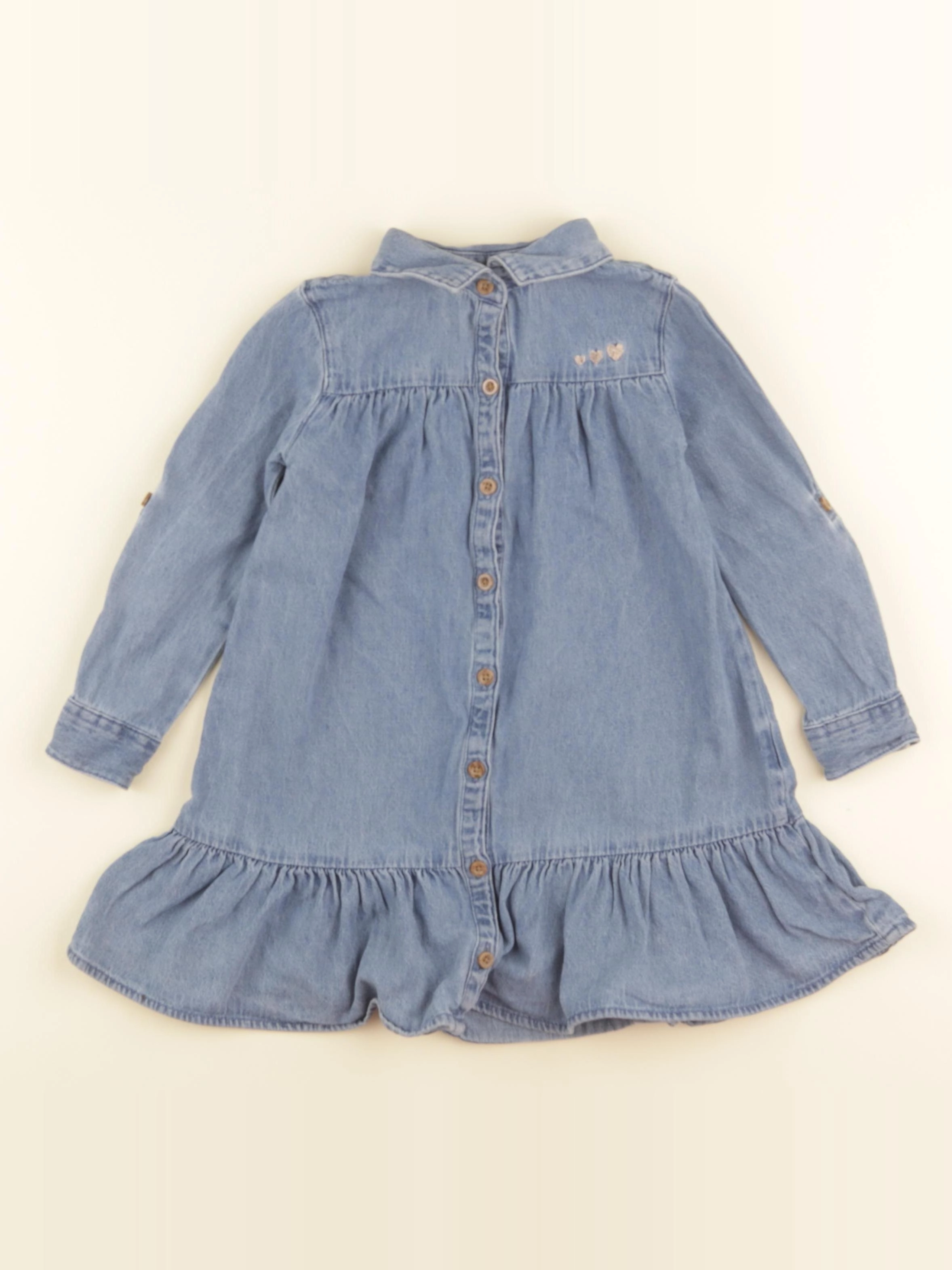 Vertbaudet - robe bleu - 3 ans