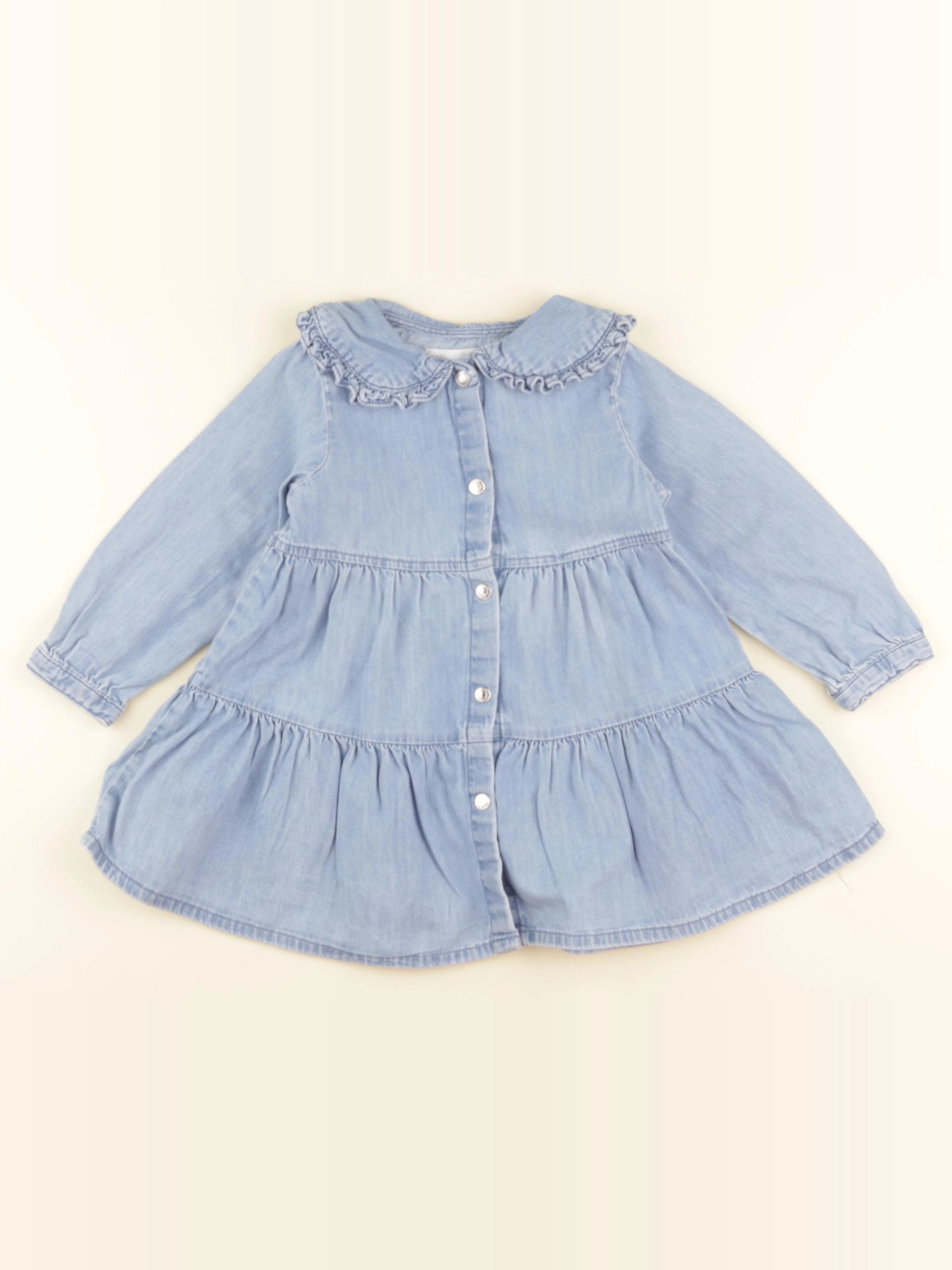 Zara - robe bleu - 18/24 mois