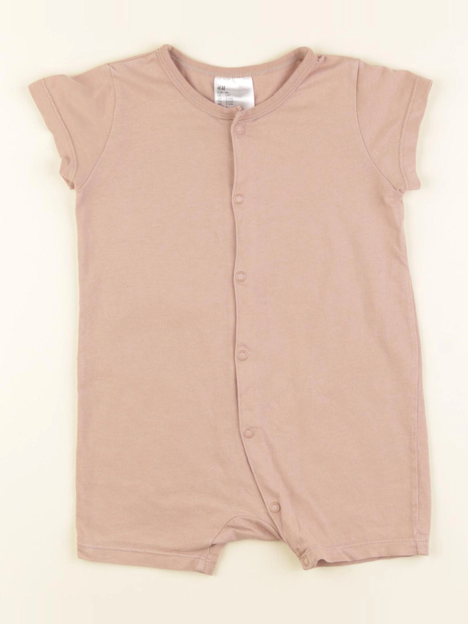 H&M - pyjama coton marron - 9/12 mois