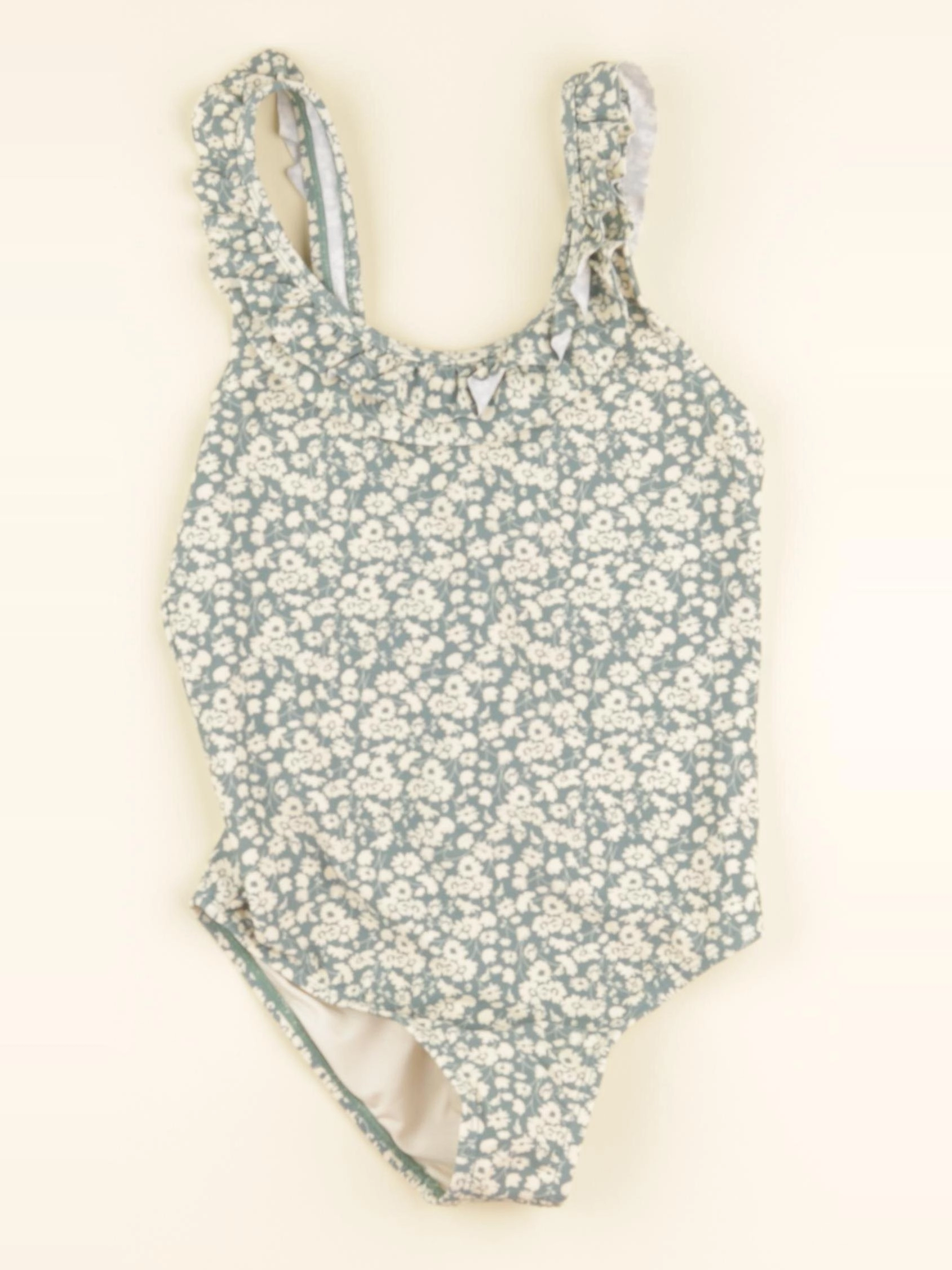 Cyrillus - maillot de bain vert - 8 ans