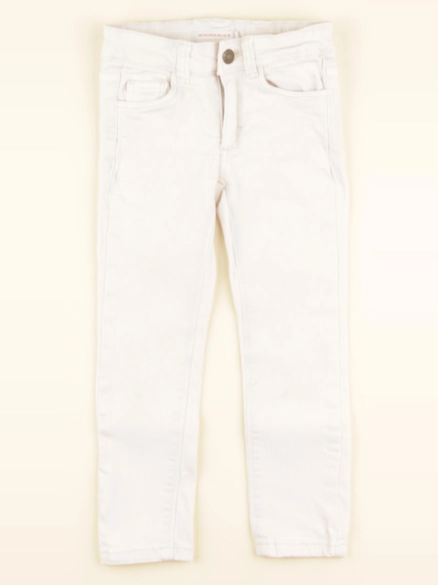 Monoprix - jean beige - 3 ans