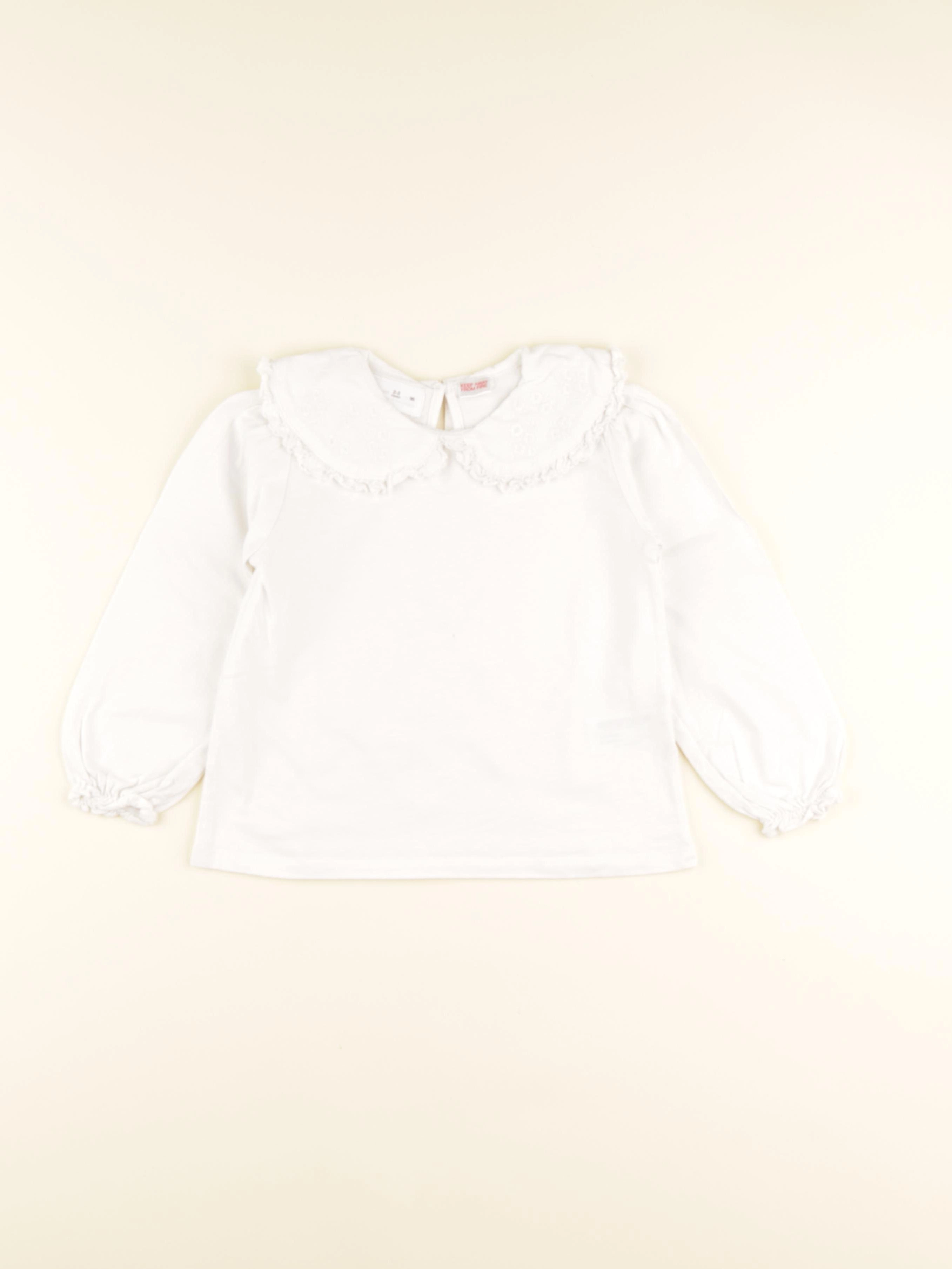 Zara - tee-shirt blanc - 2/3 ans