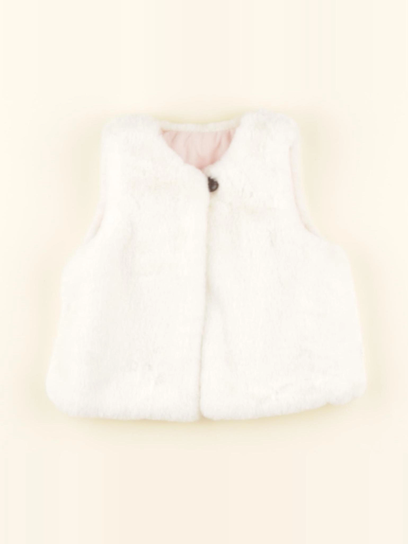 Cadet Rousselle - gilet blanc - 18 mois