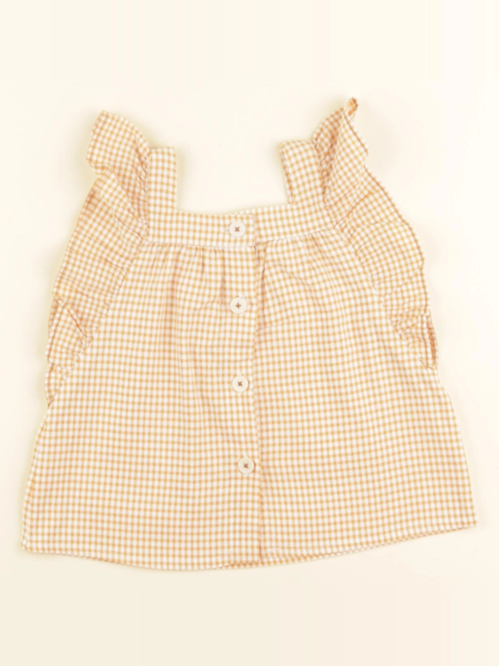 Zara - blouse jaune - 2/3 ans